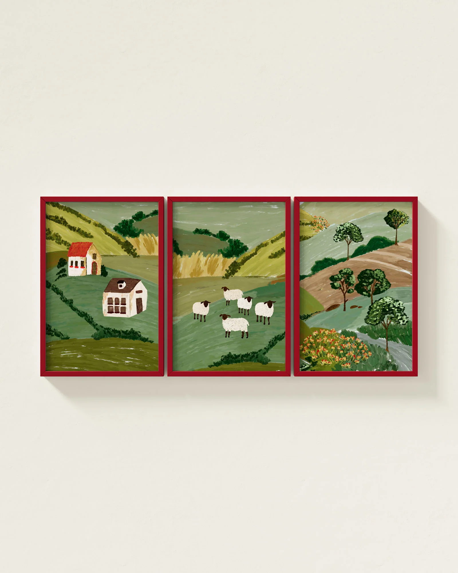Rolling Hills Wall Art Set - Image 18