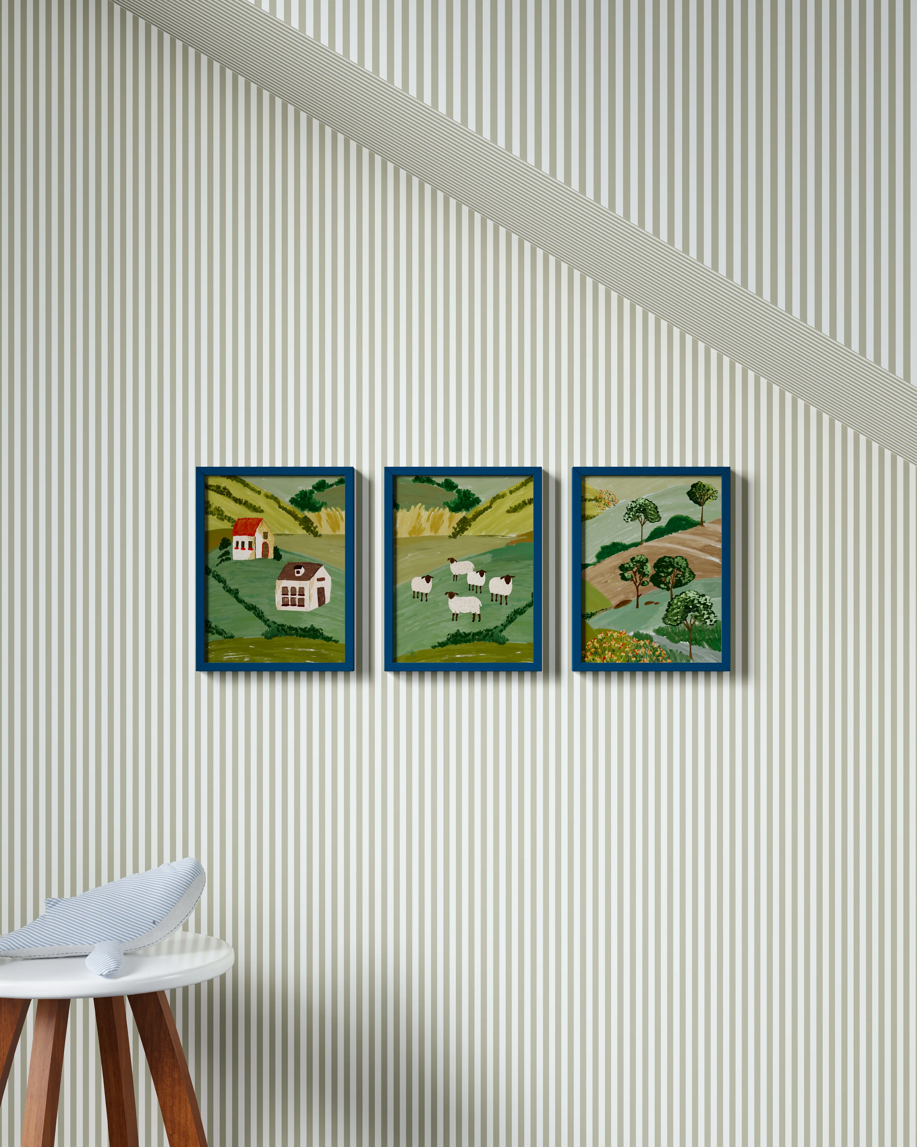 Rolling Hills Wall Art Set - Image 2