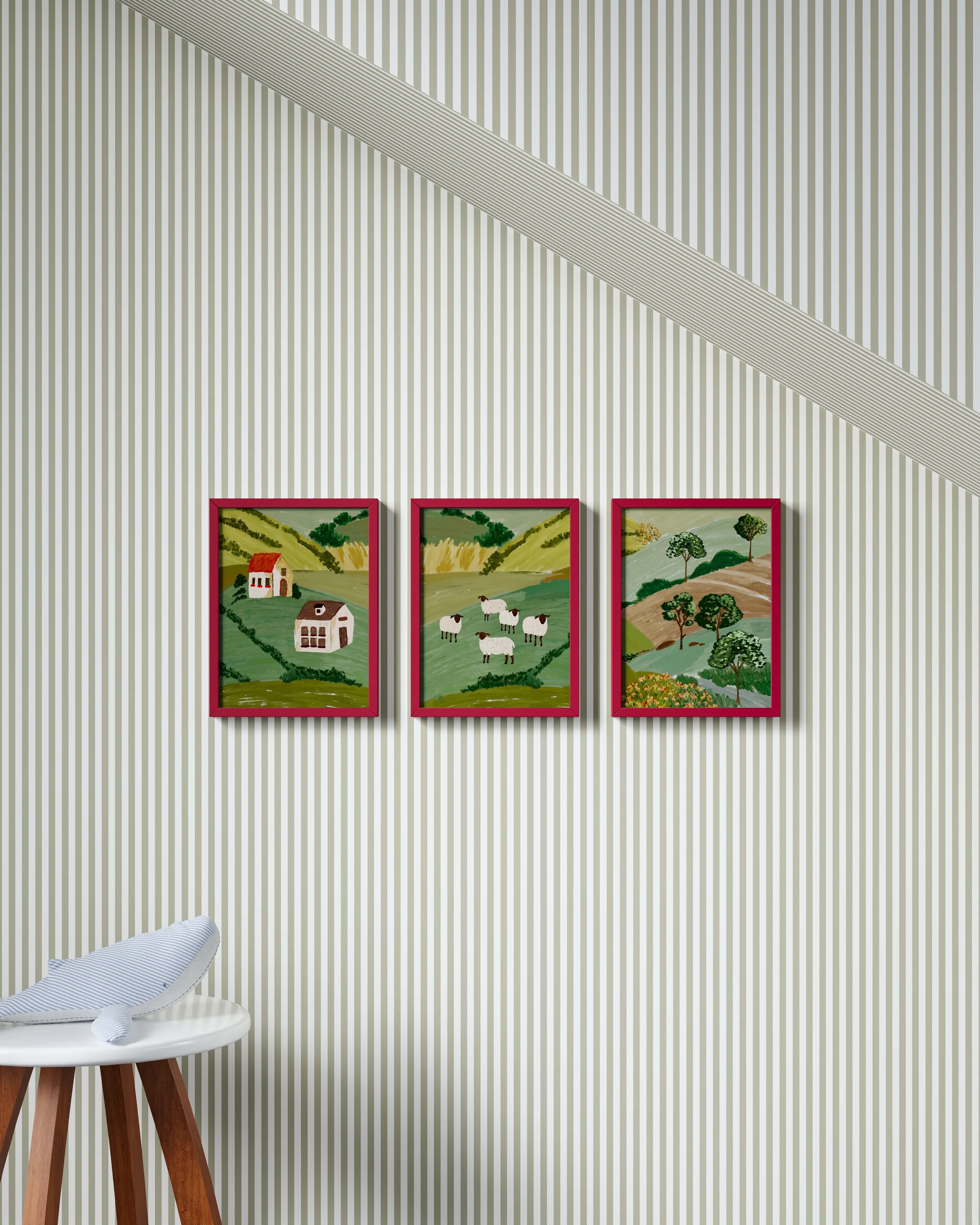 Rolling Hills Wall Art Set - Image 3