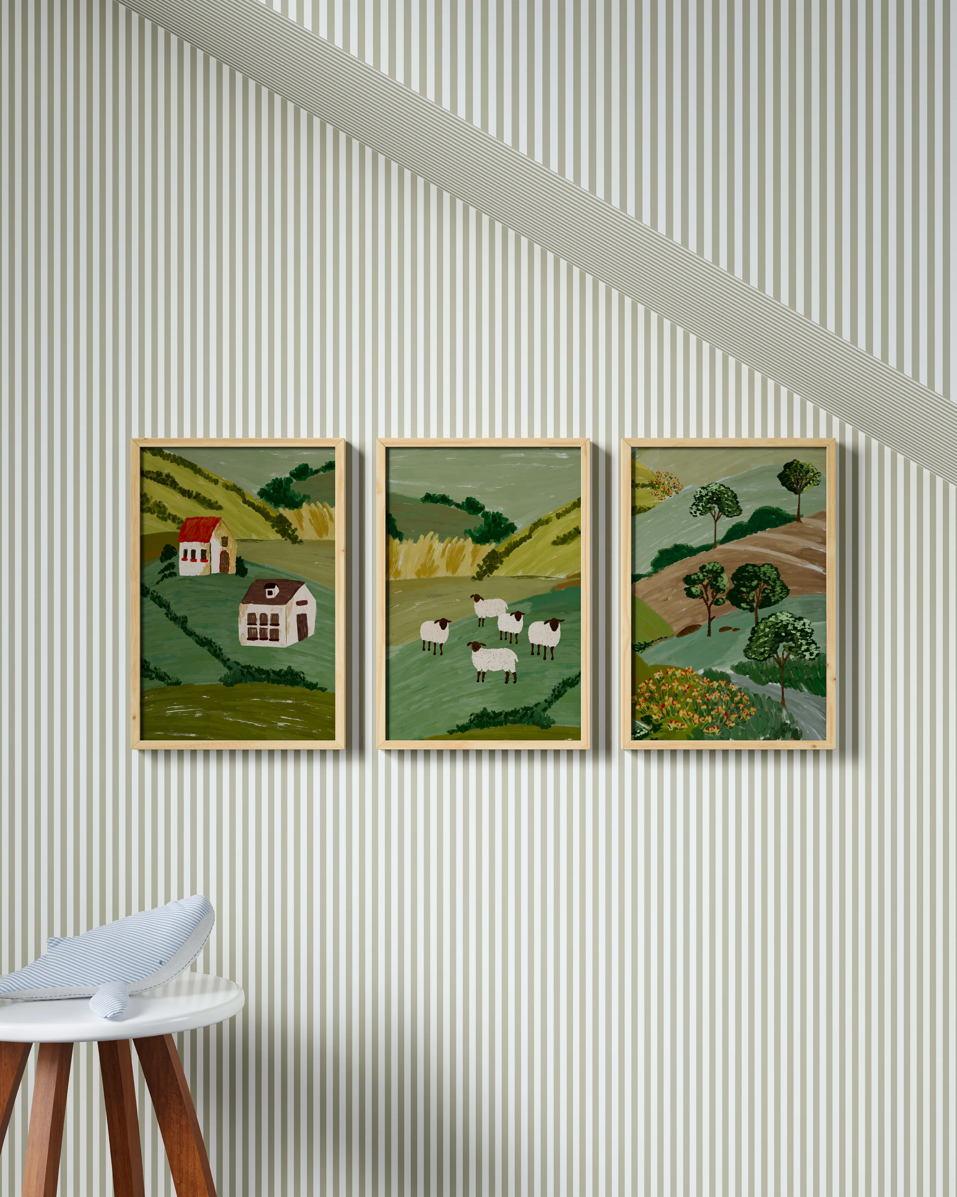 Rolling Hills Wall Art Set - Image 6