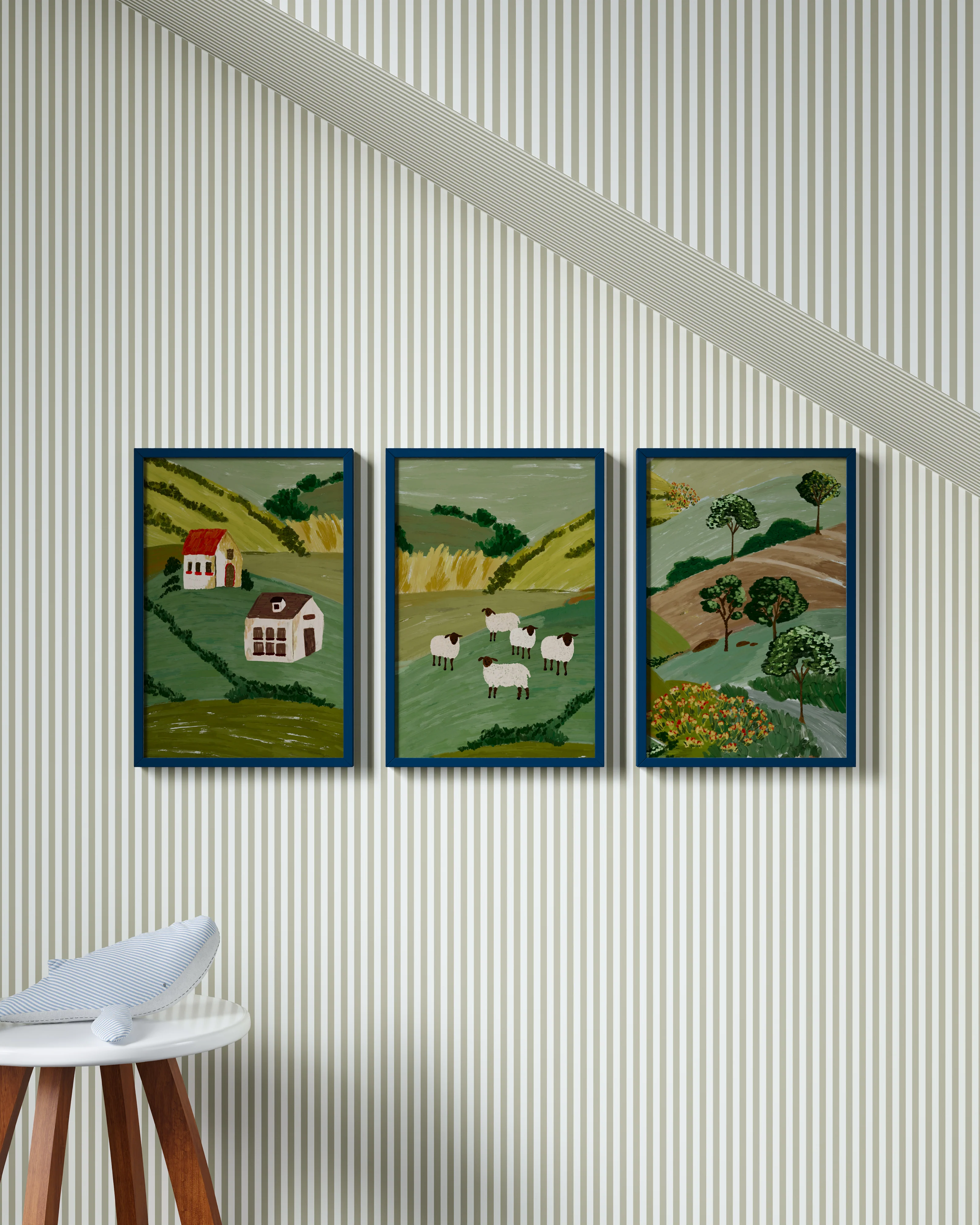 Rolling Hills Wall Art Set - Image 7
