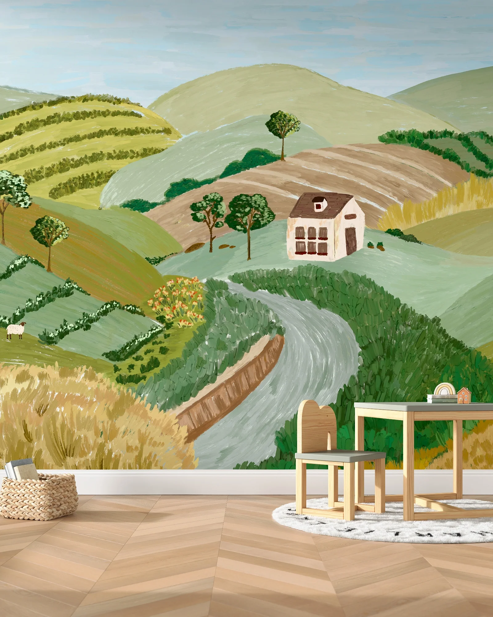 Rolling Hills Wall Mural - Image 3