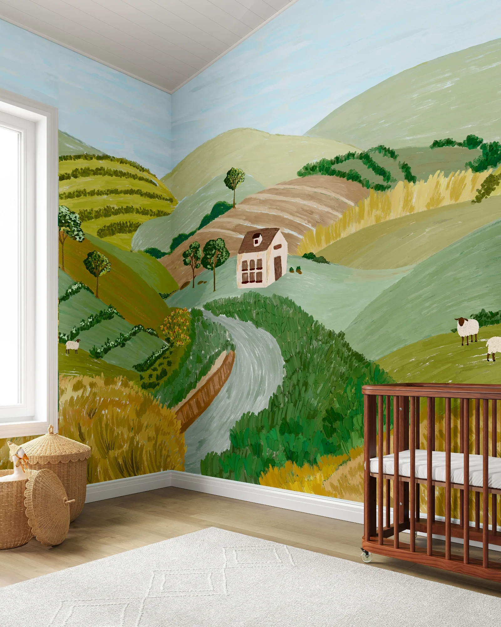 Rolling Hills Wall Mural - Image 5