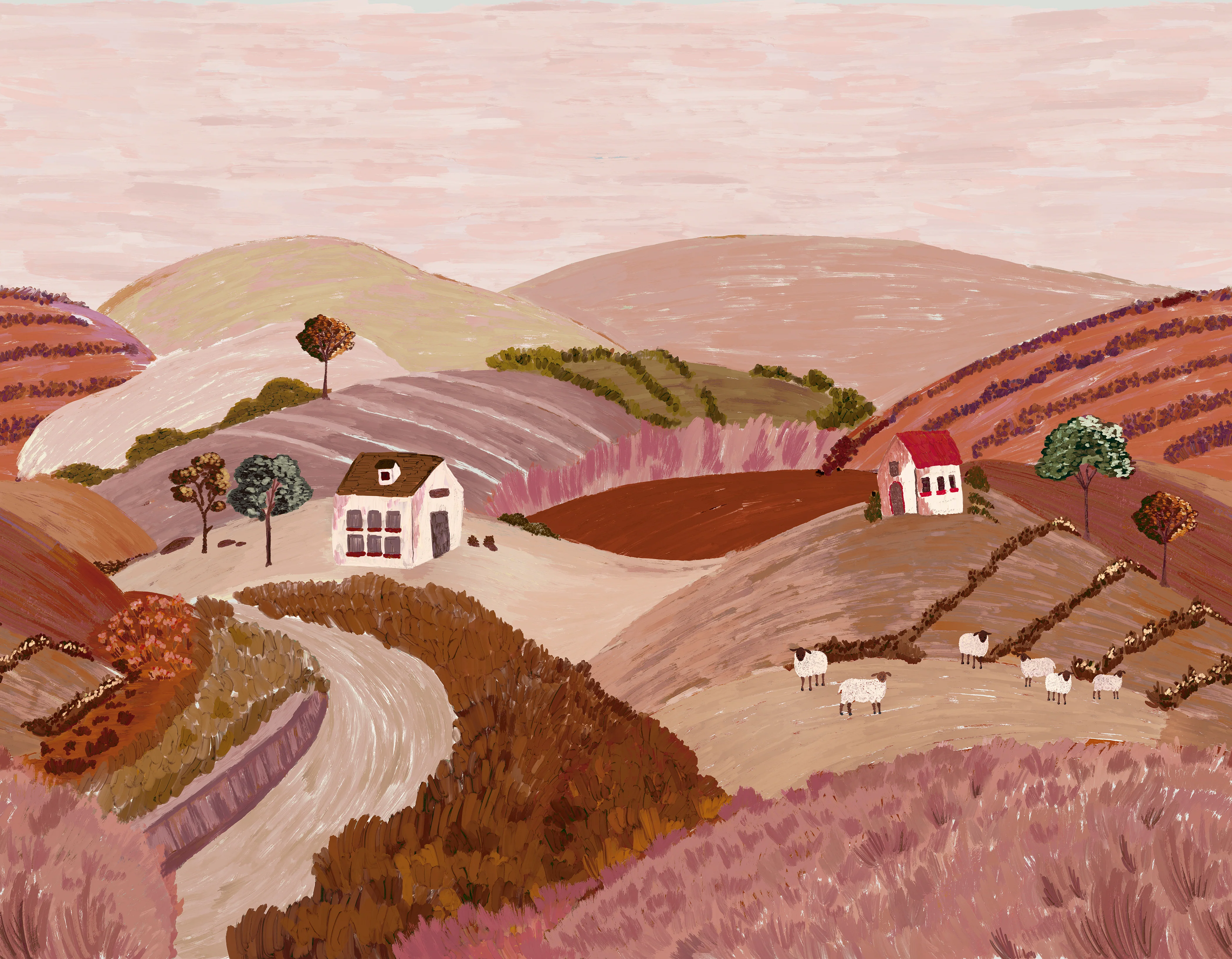 Rolling Hills Wall Mural - Image 8