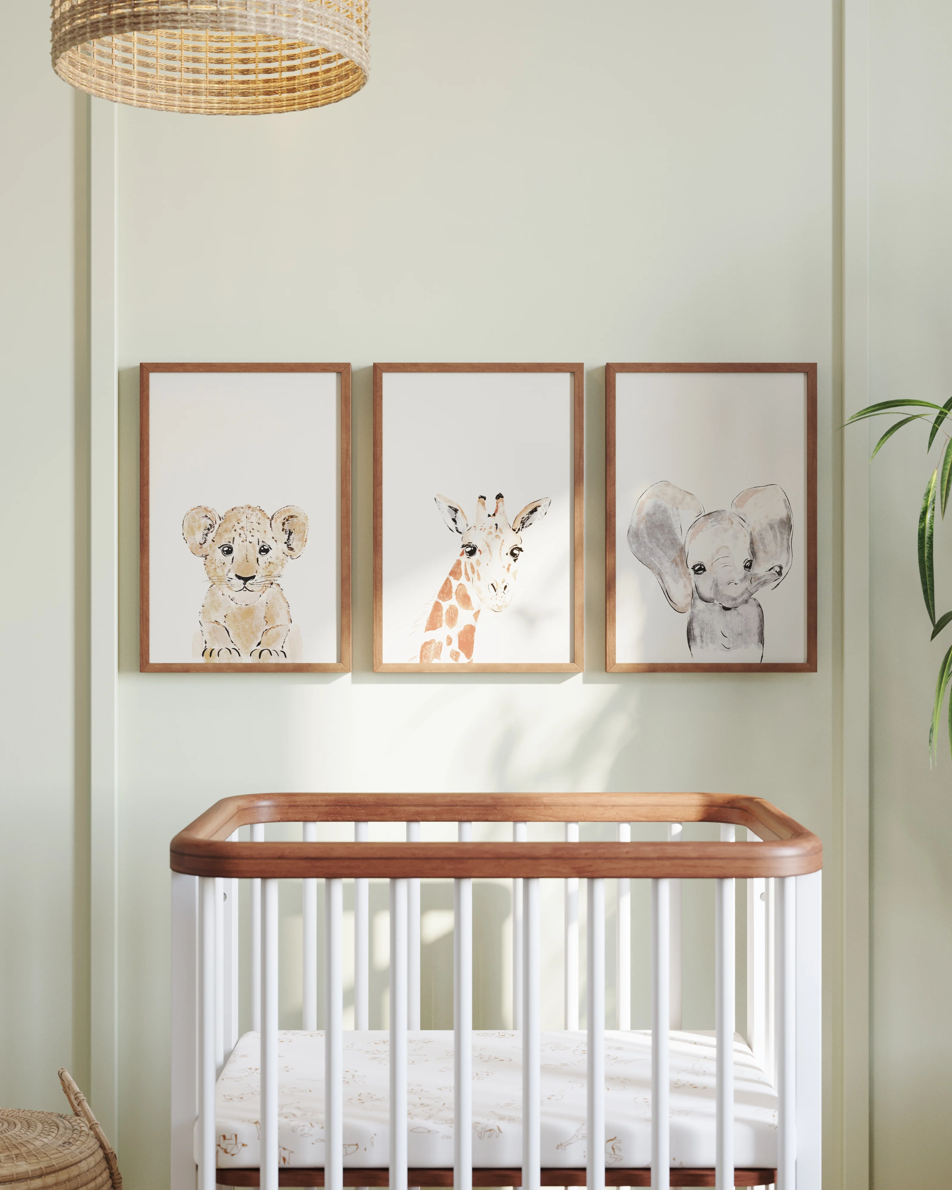 Safari Animals Framed Wall Art Set - Image 3