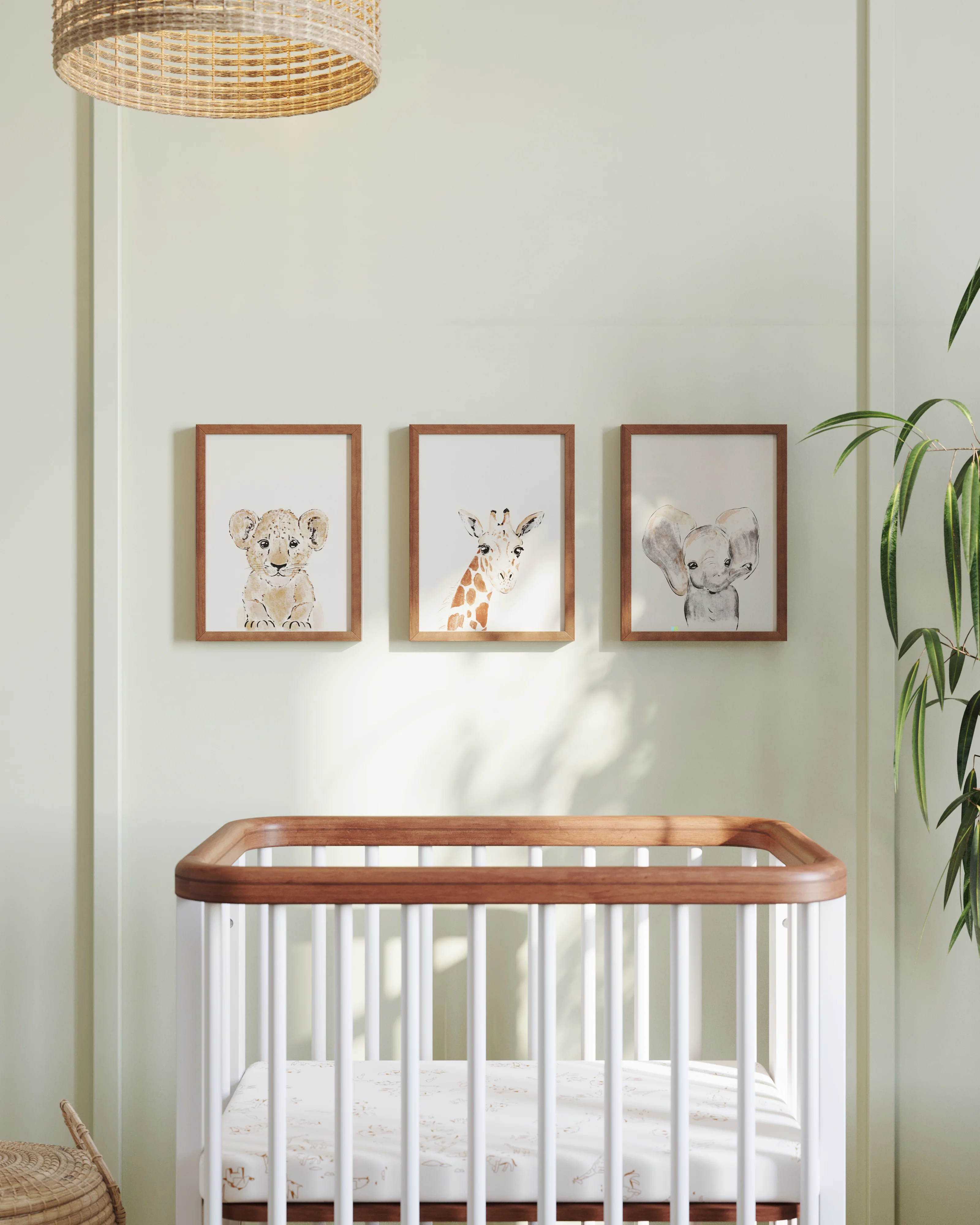 Safari Animals Framed Wall Art Set - Image 4