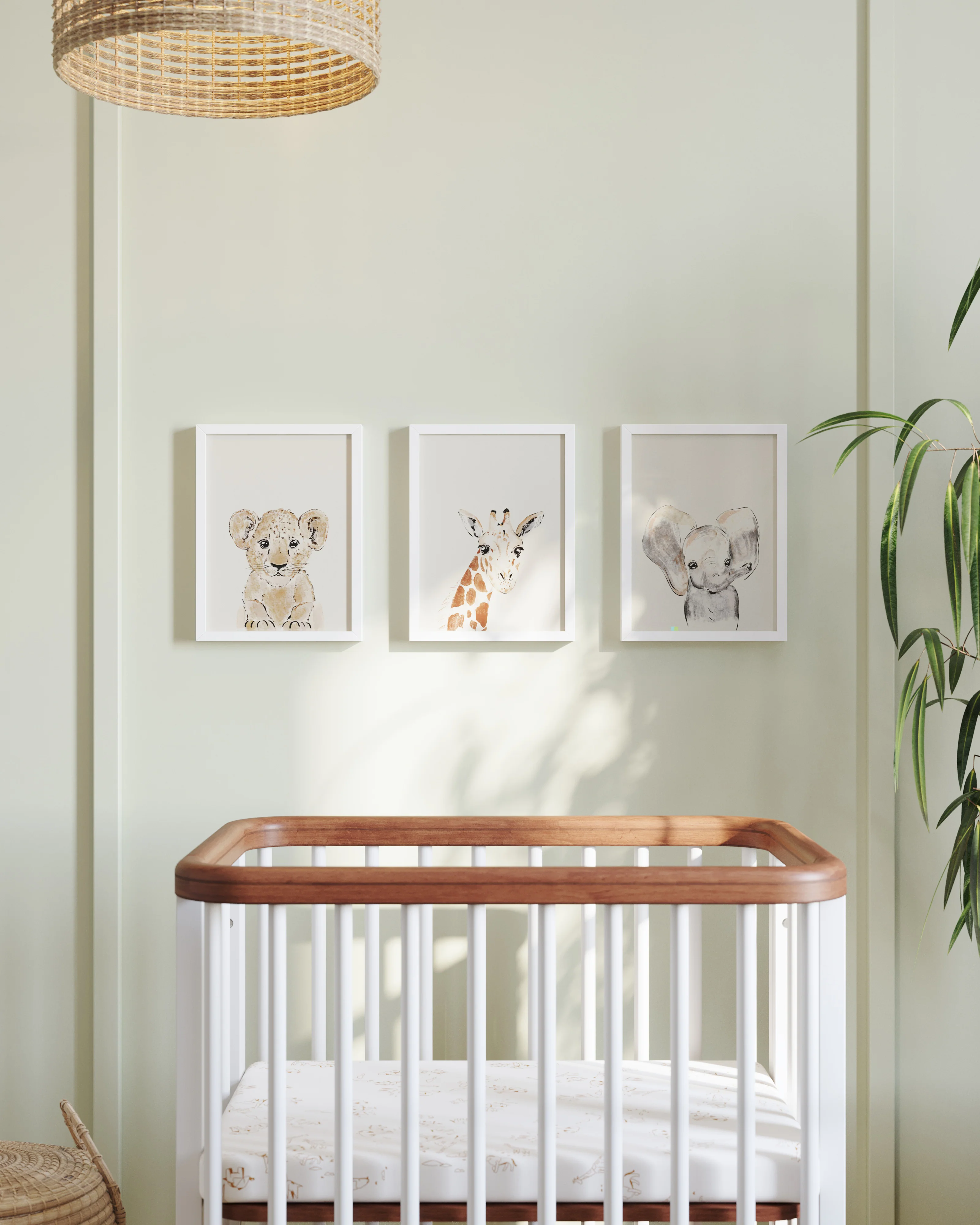 Safari Animals Framed Wall Art Set - Image 5