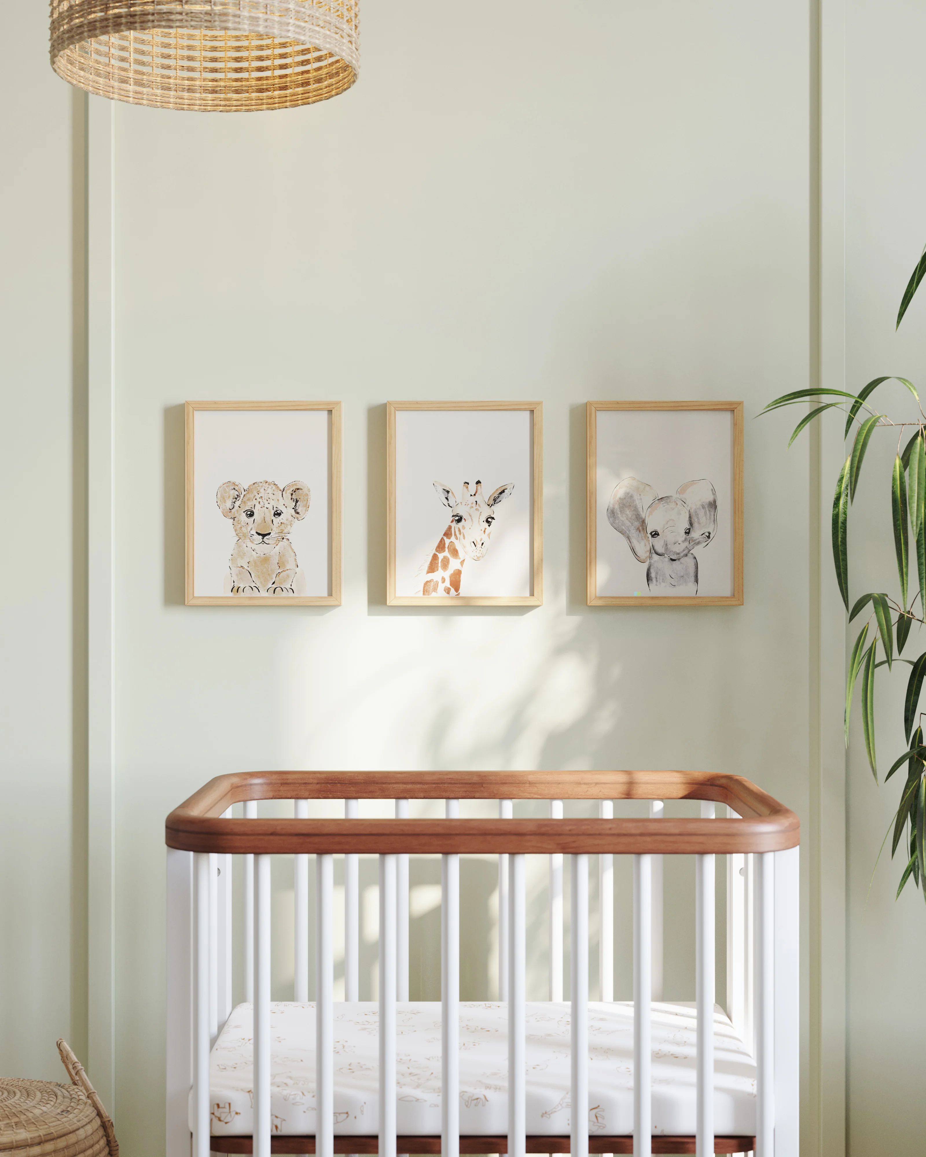 Safari Animals Framed Wall Art Set - Image 6
