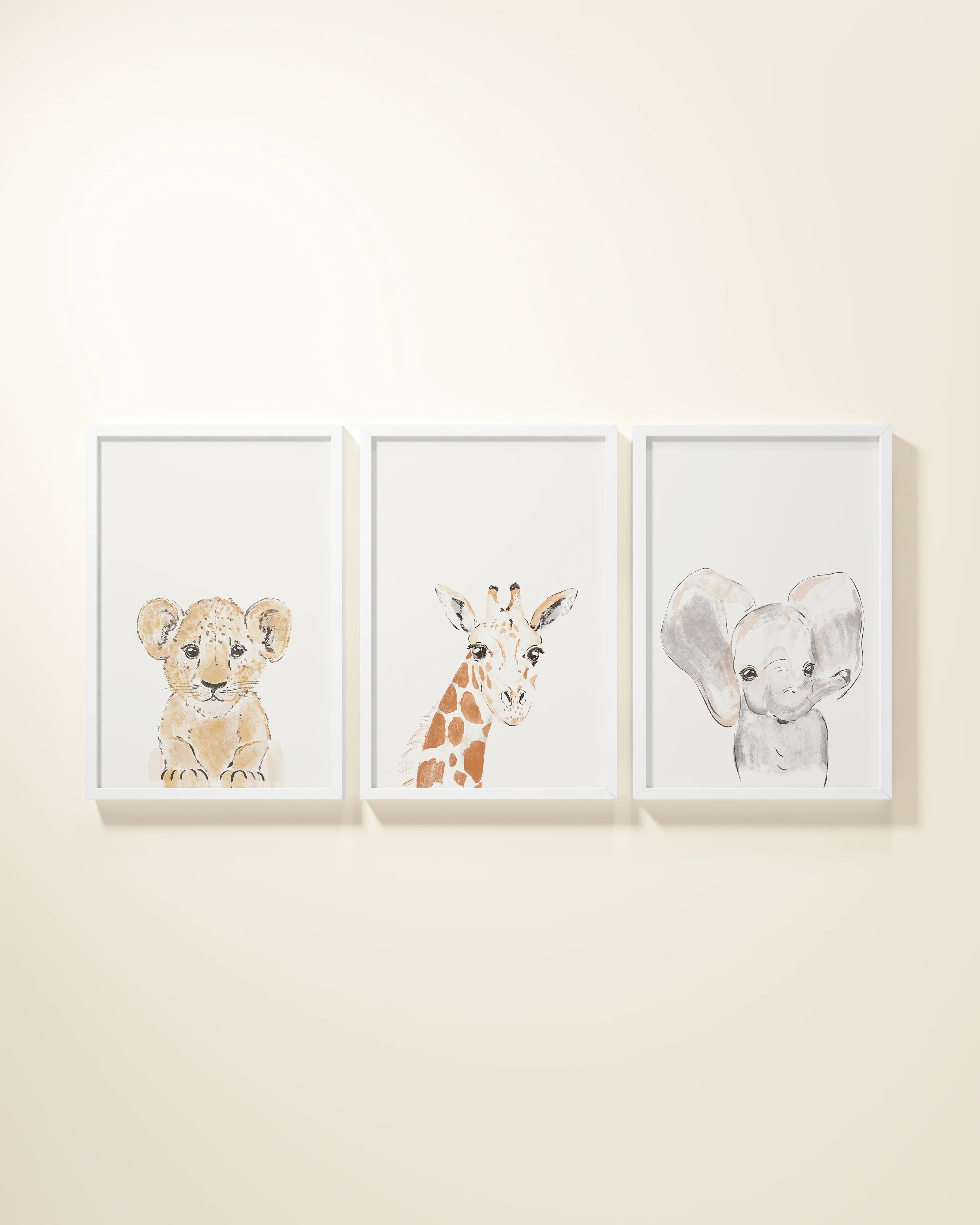 Safari Animals Framed Wall Art Set - Image 8