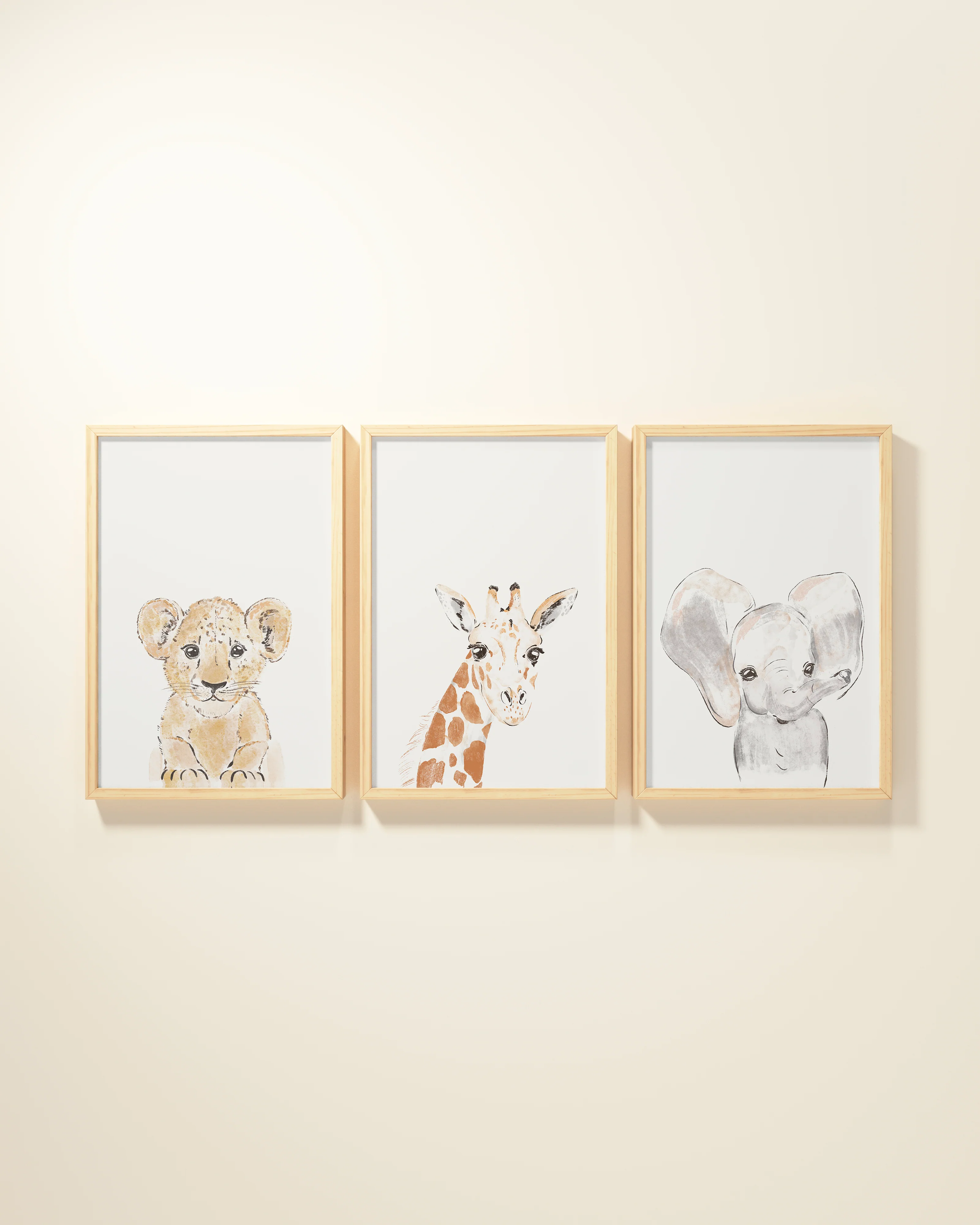 Safari Animals Framed Wall Art Set - Image 9