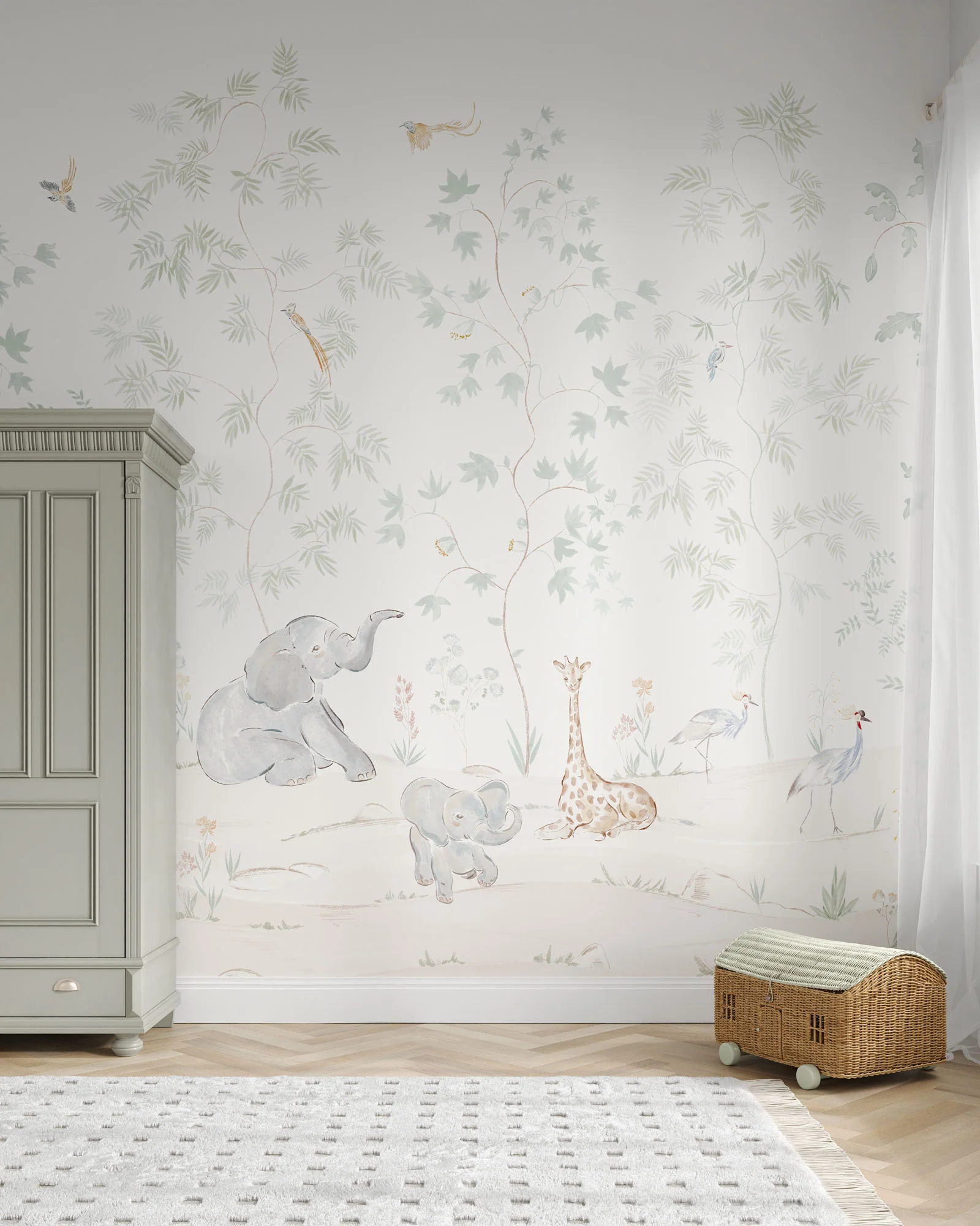 Safari Friends Wall Mural - Image 4