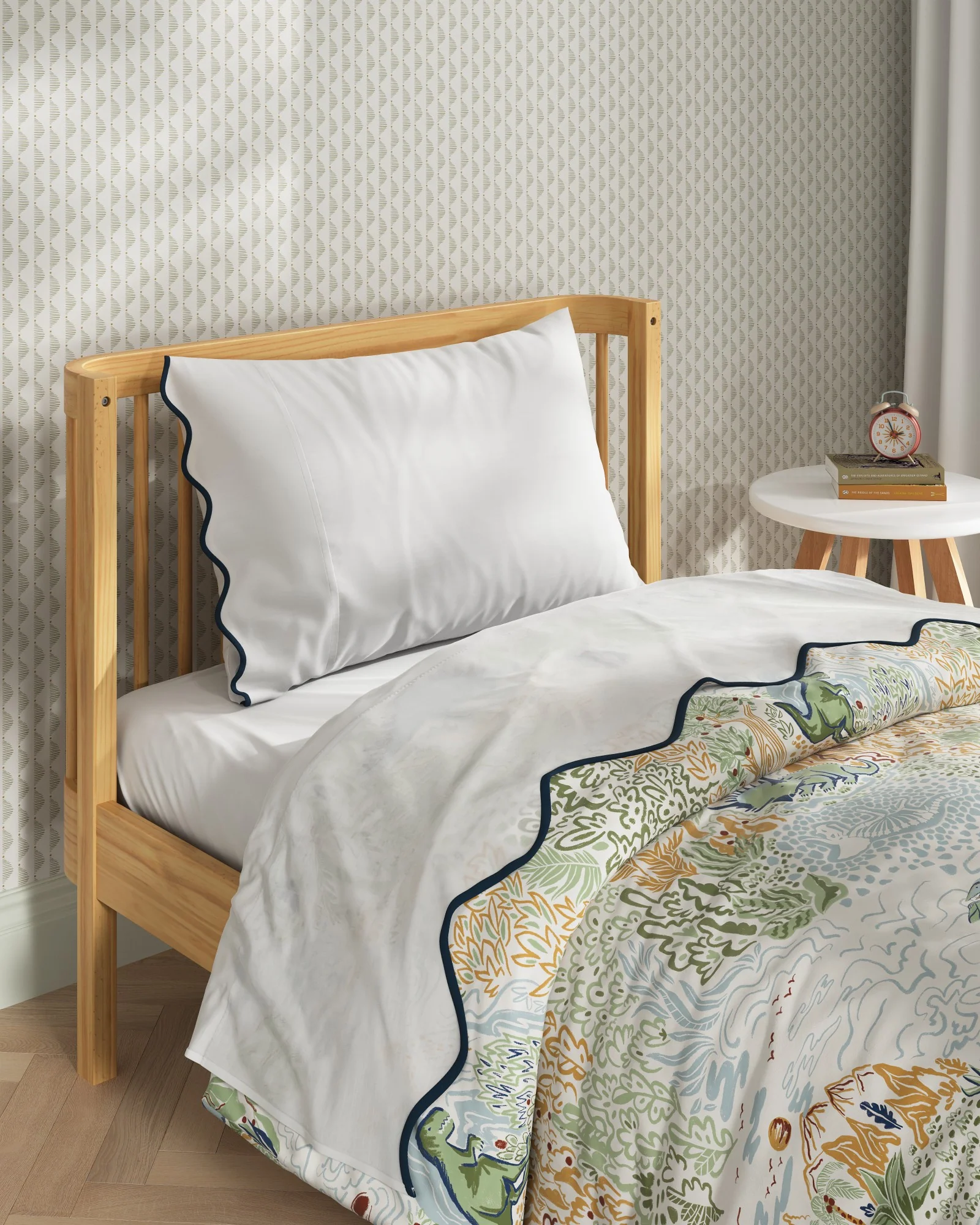 Scallop Edge Twin Sheet Set - Image 15
