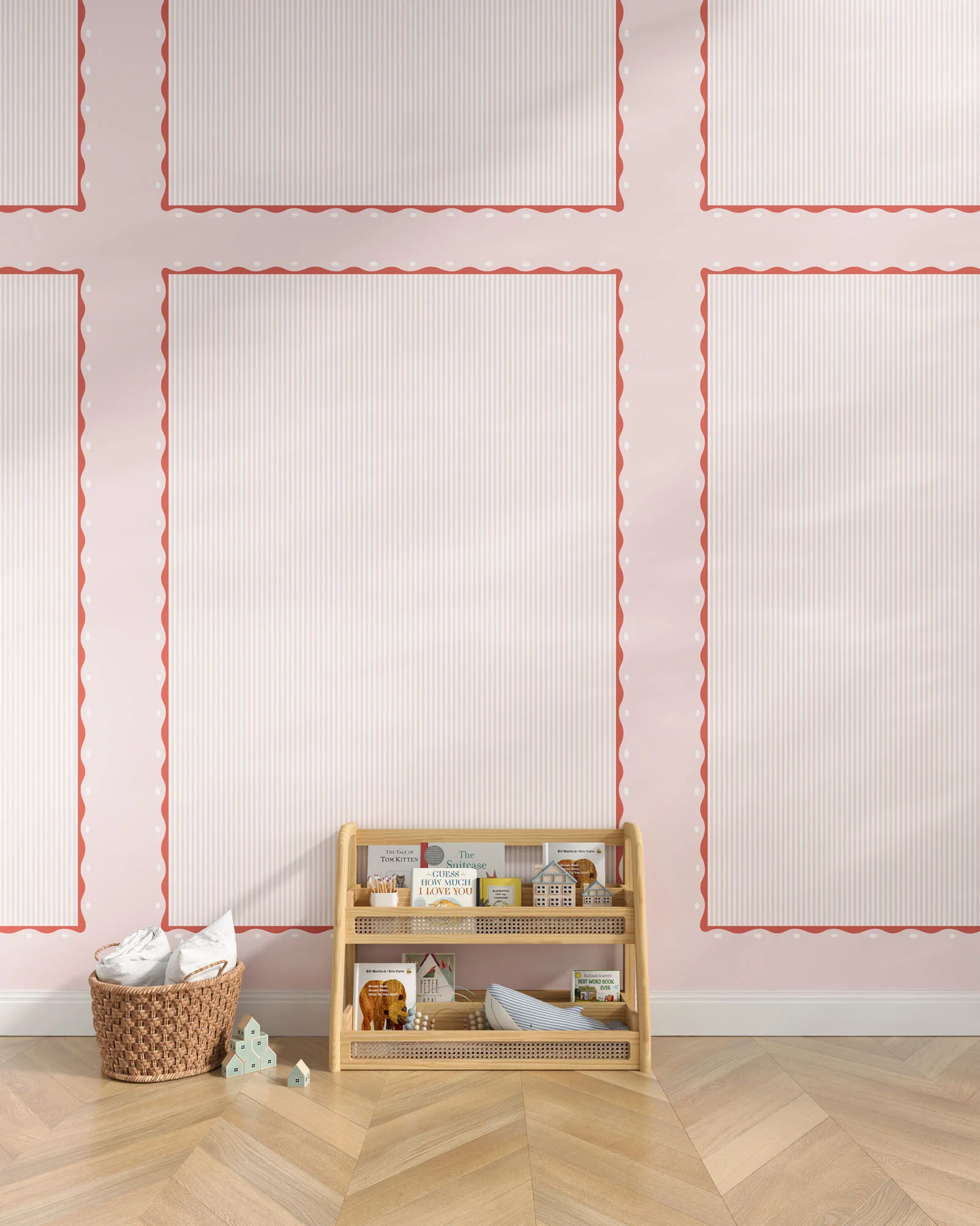 Scallop Stripe Wall Mural - Image 16