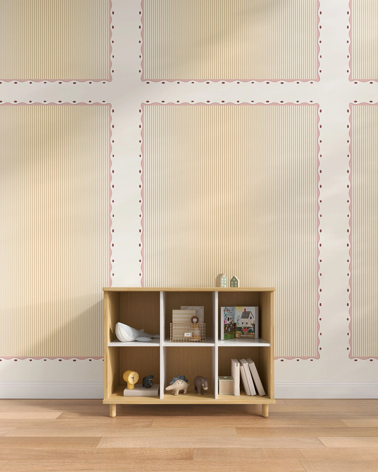 Scallop Stripe Wall Mural - Image 22