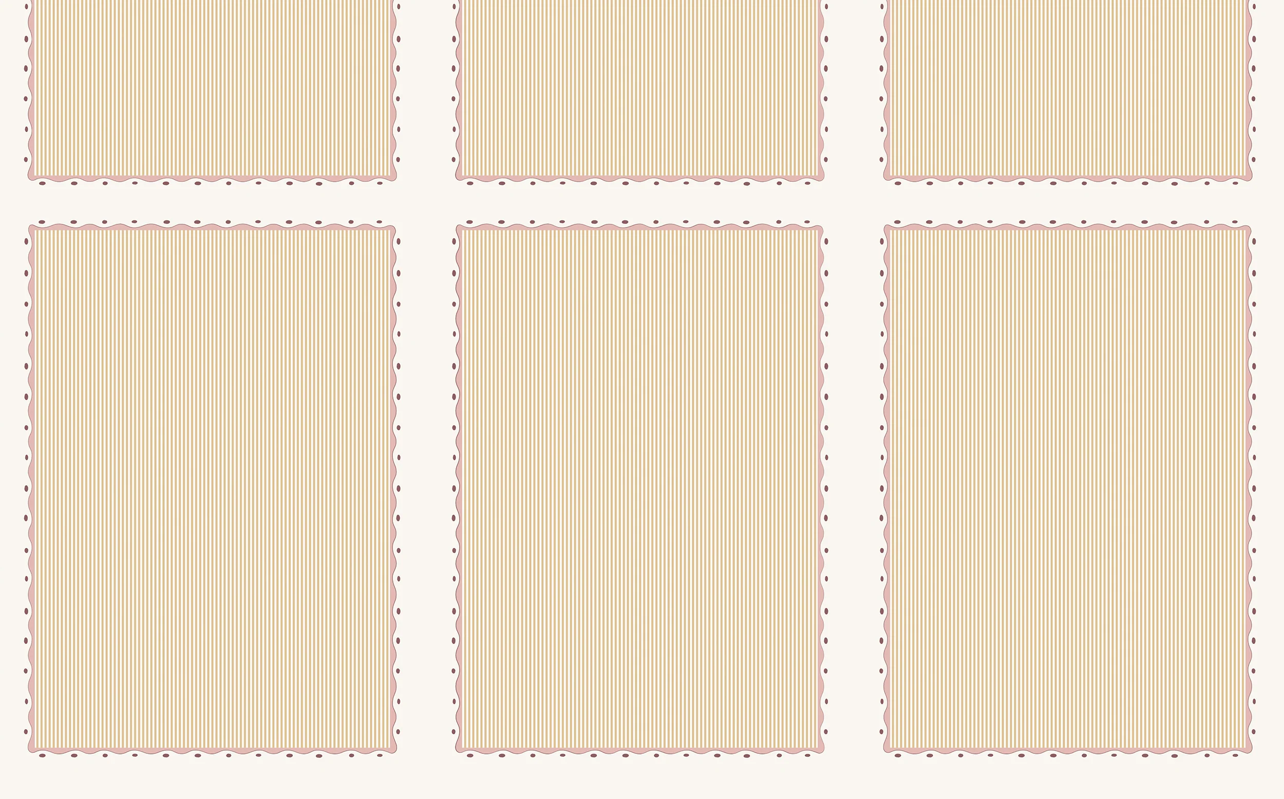 Scallop Stripe Wall Mural - Image 19