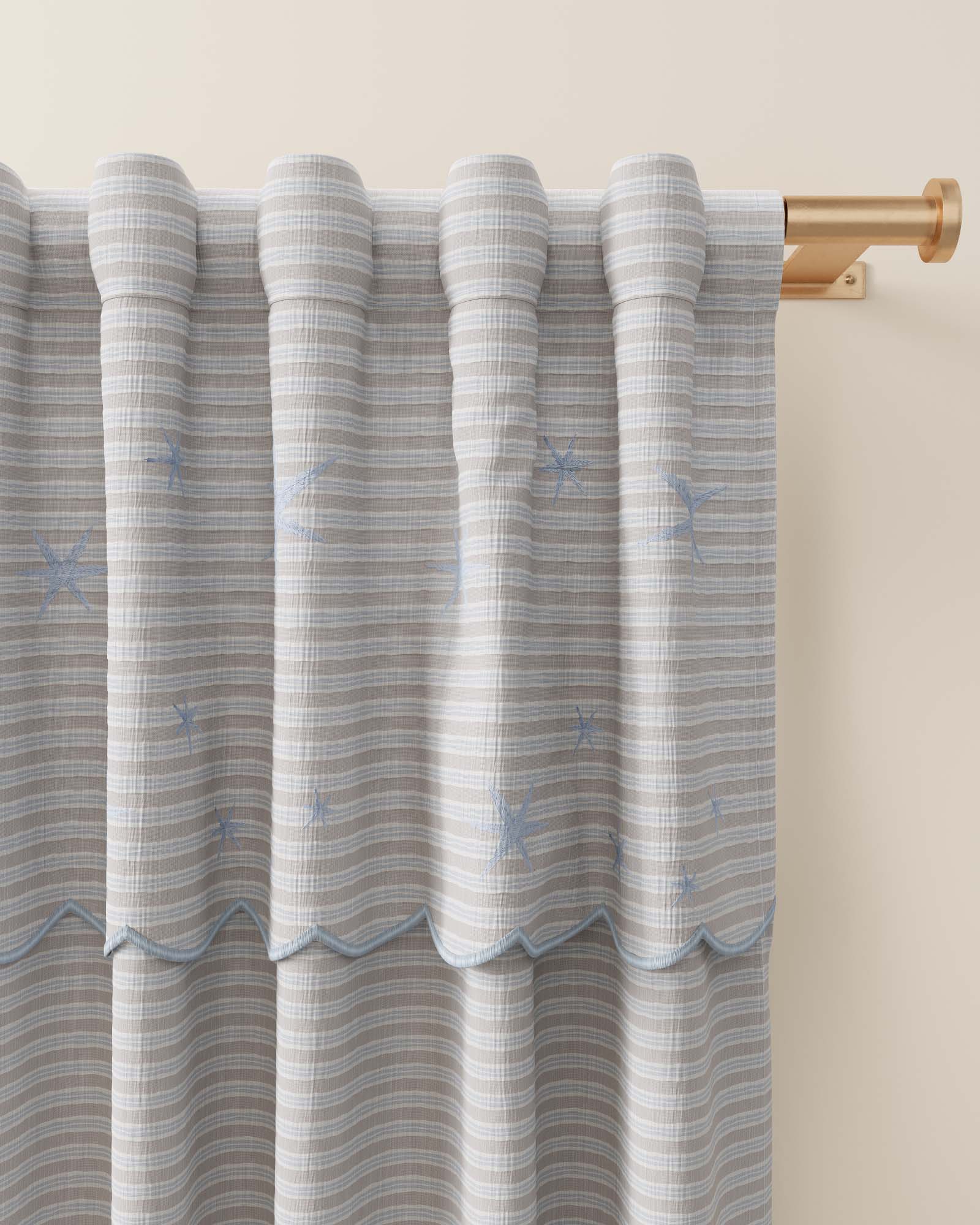Scallop Valance Blackout Curtain - Image 5