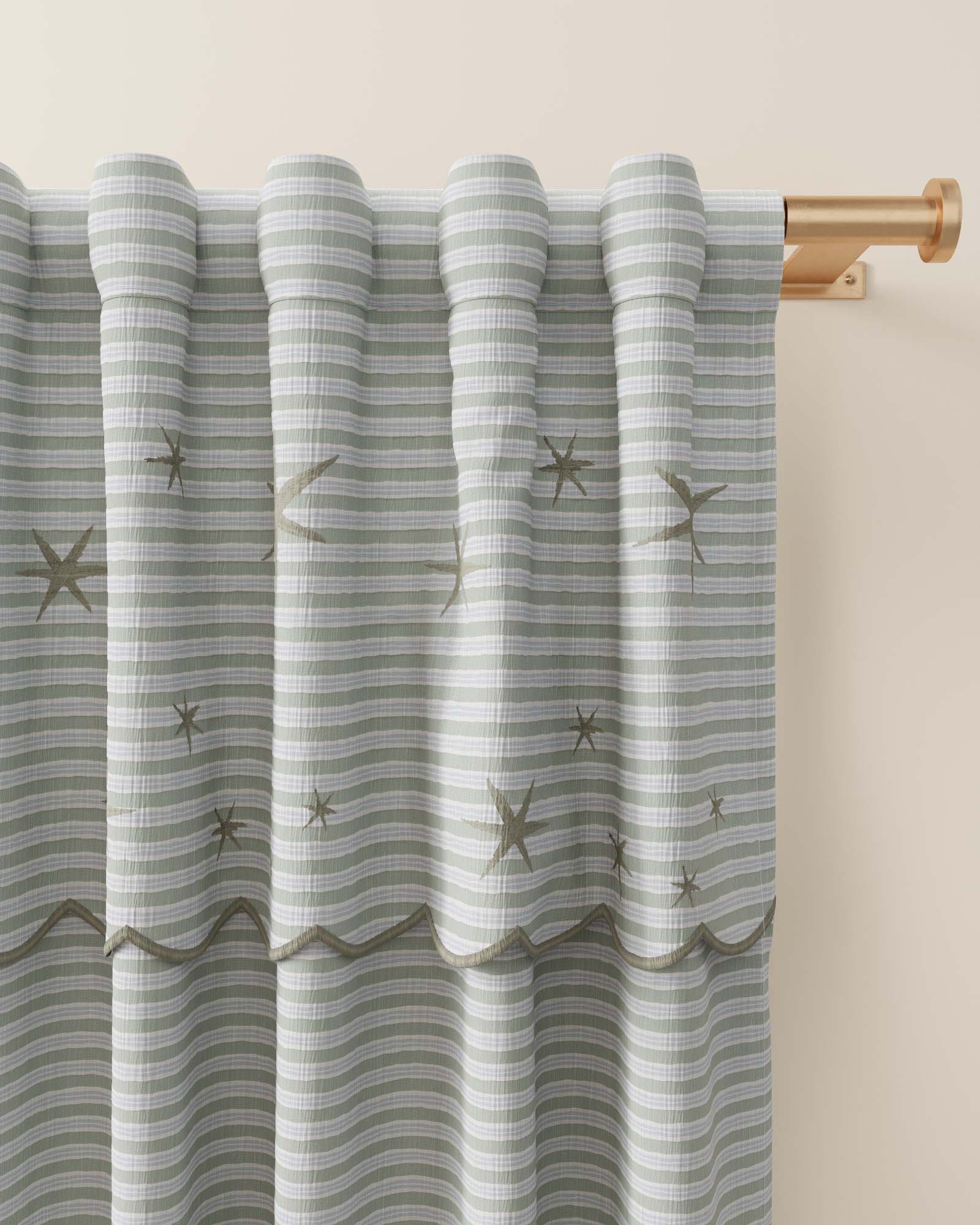 Scallop Valance Blackout Curtain - Image 6