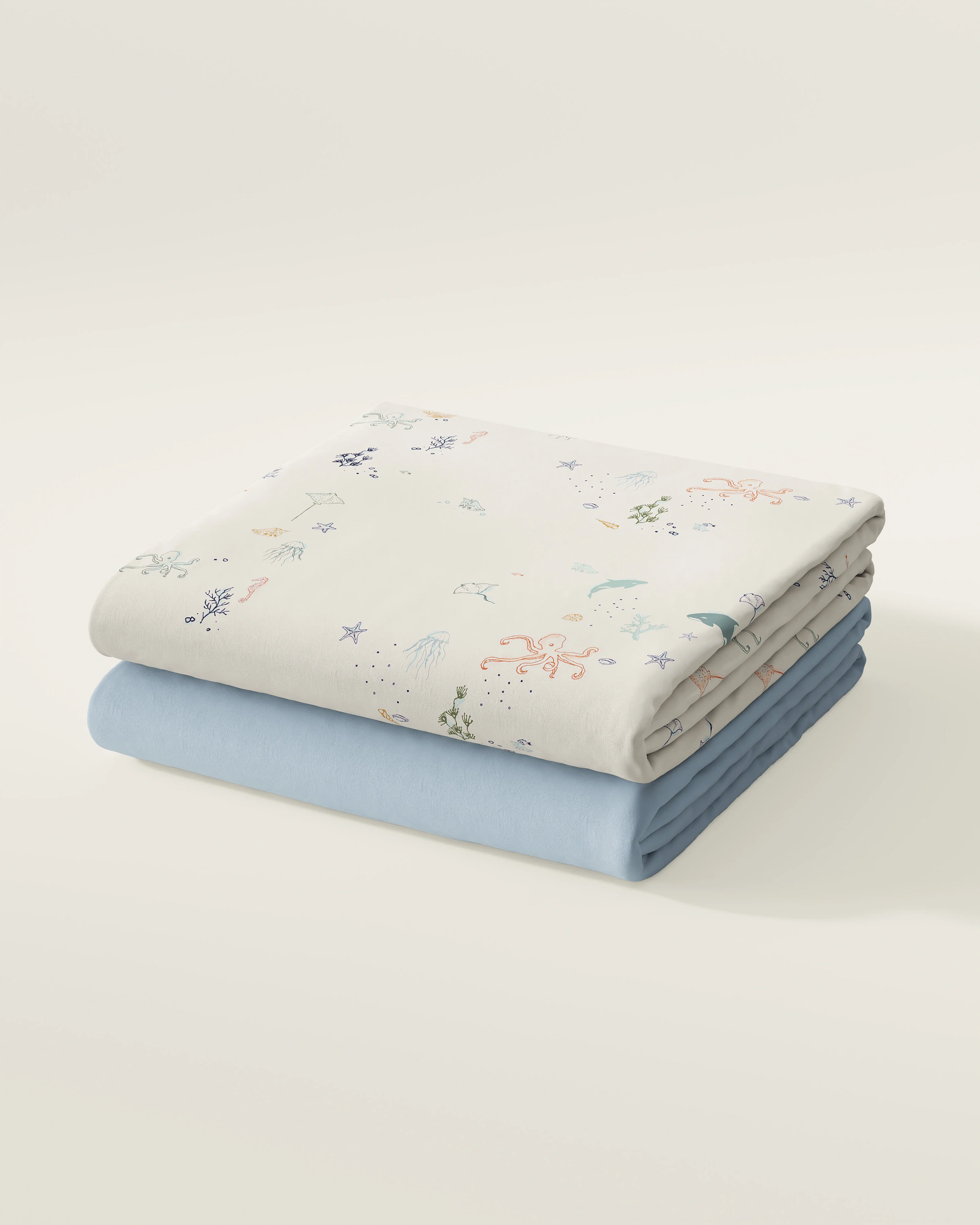 Seascape Crib Sheet Set
