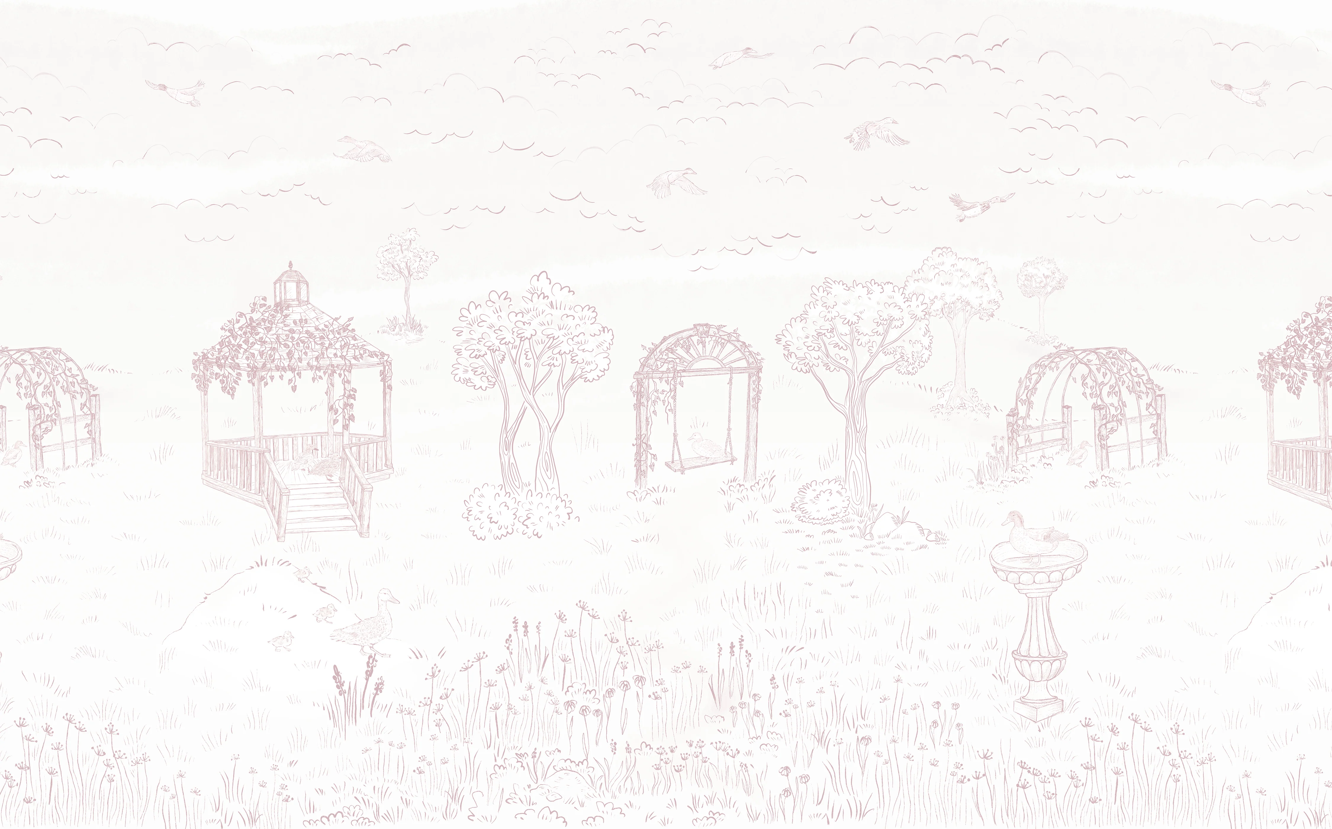 Secret Garden Wall Mural Sample - Image 2