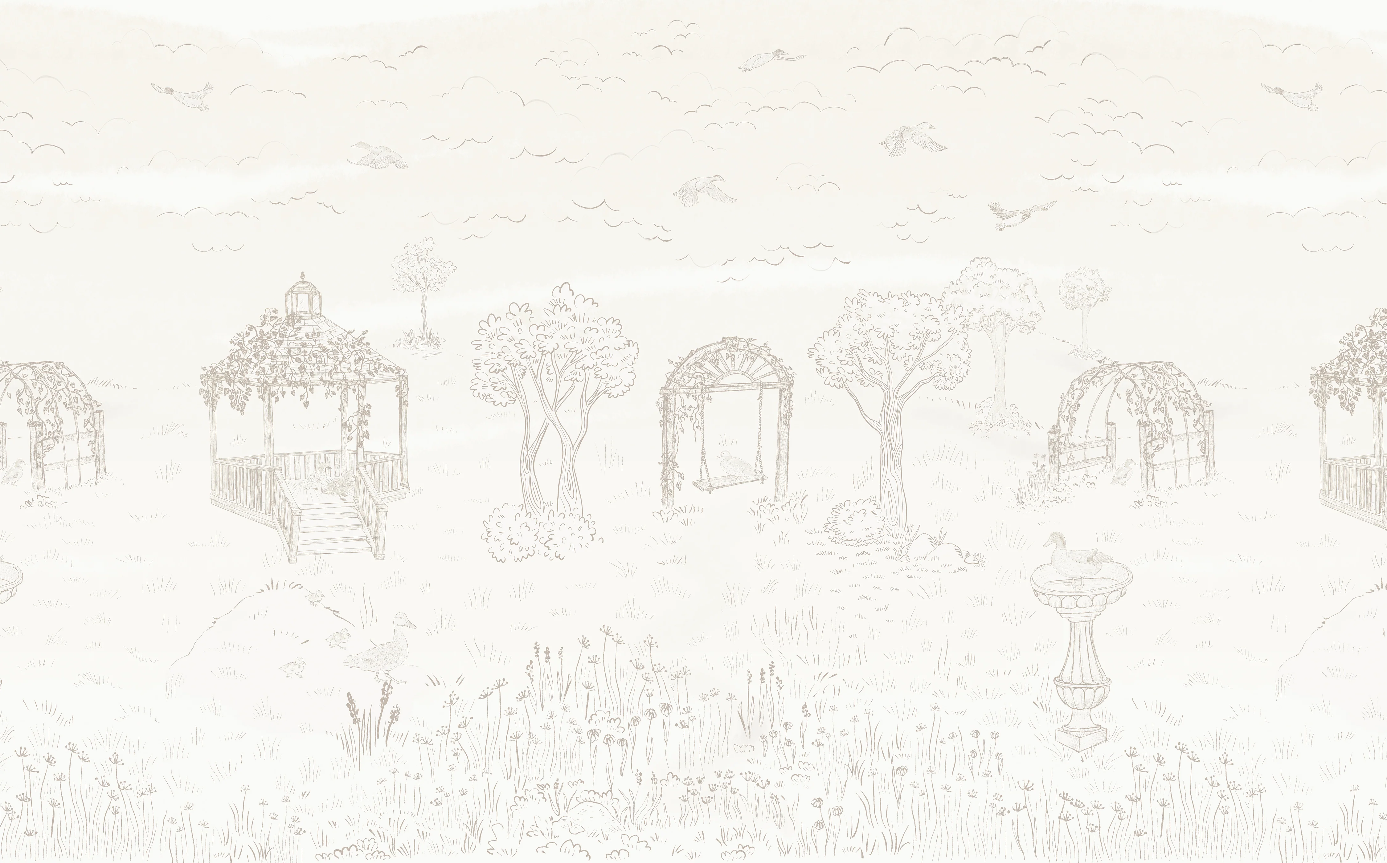 Secret Garden Wall Mural Sample - Image 3
