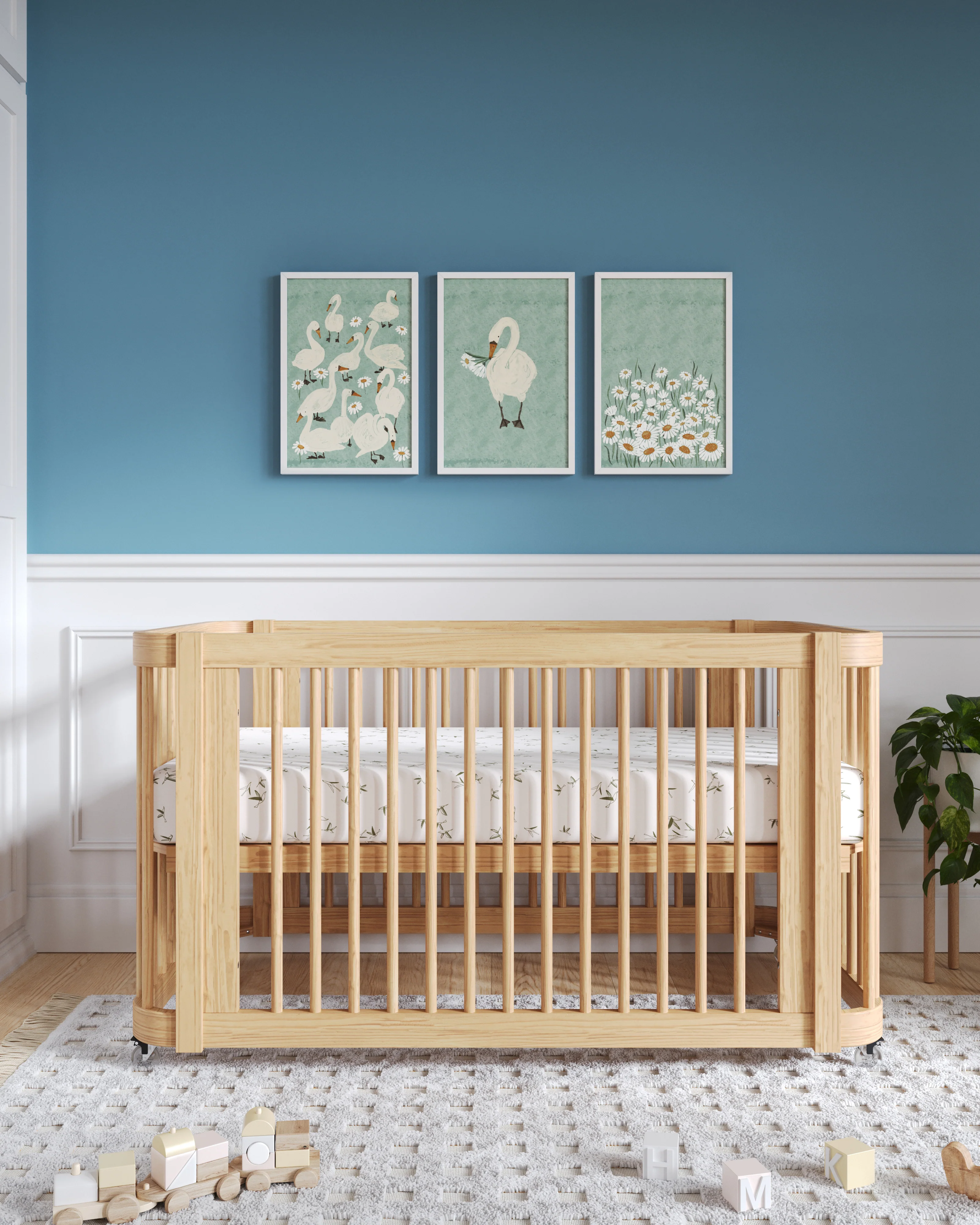 Several Swans Framed Wall Art Set - Image 10