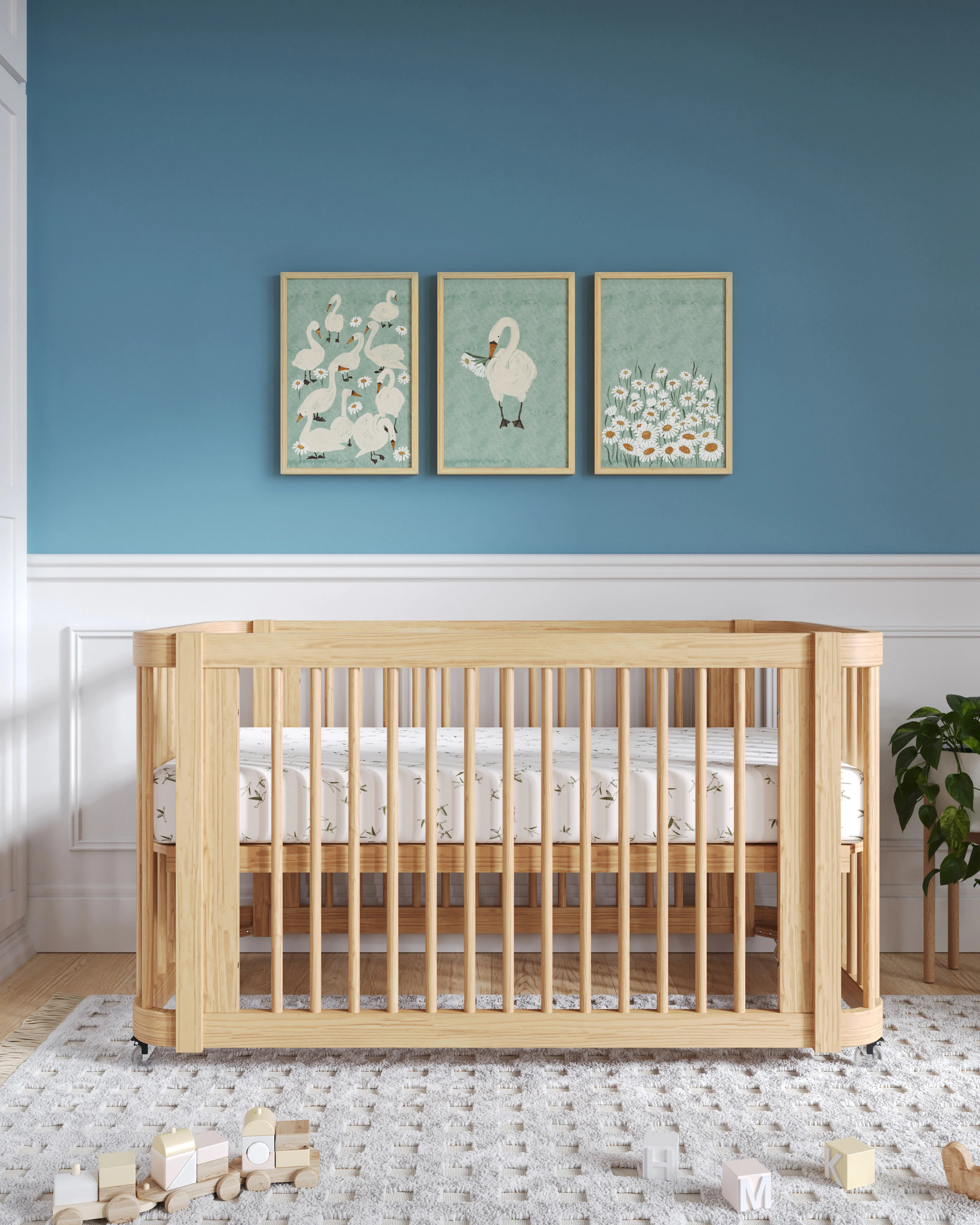 Several Swans Framed Wall Art Set - Image 14