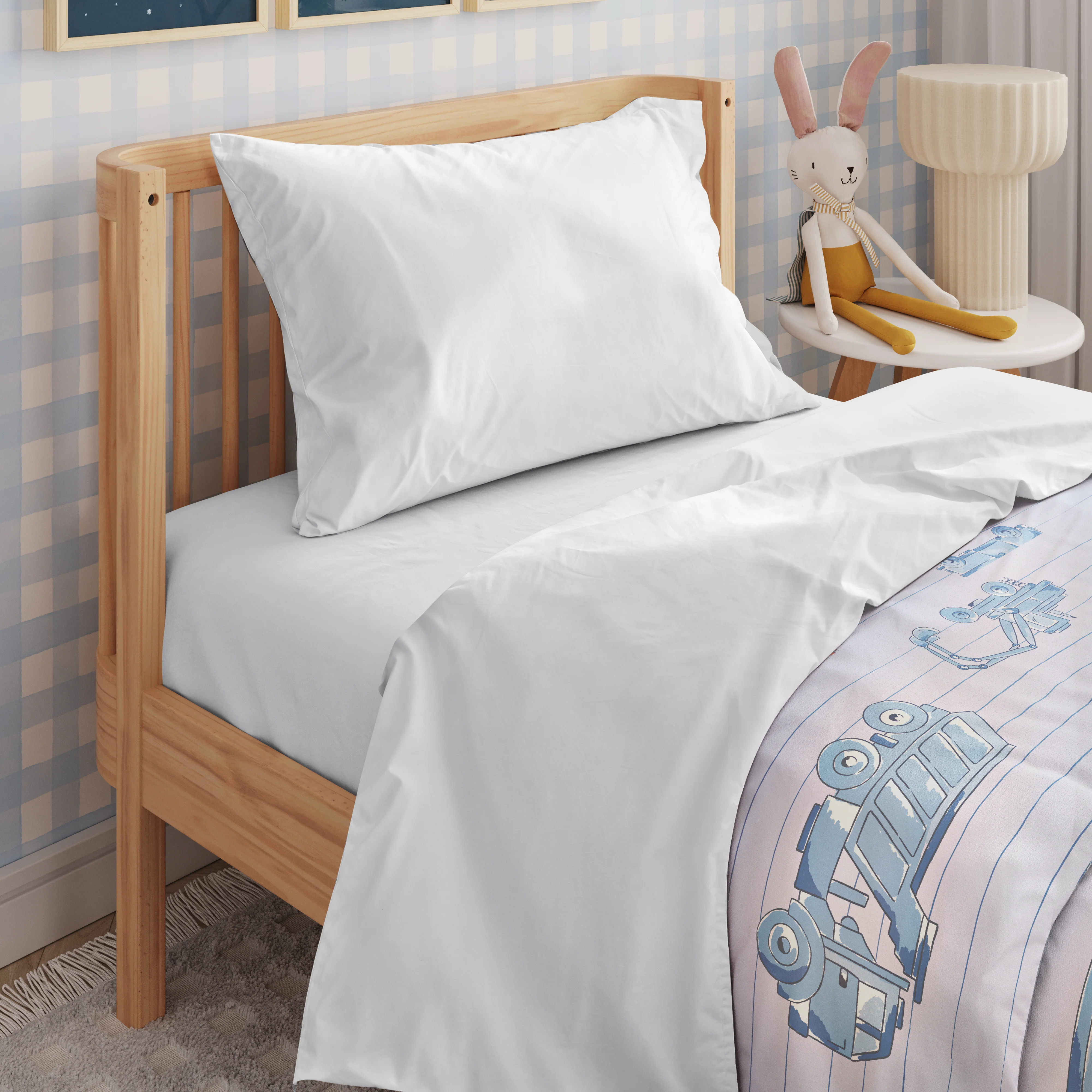 Solid Twin Sheet Set - Image 6