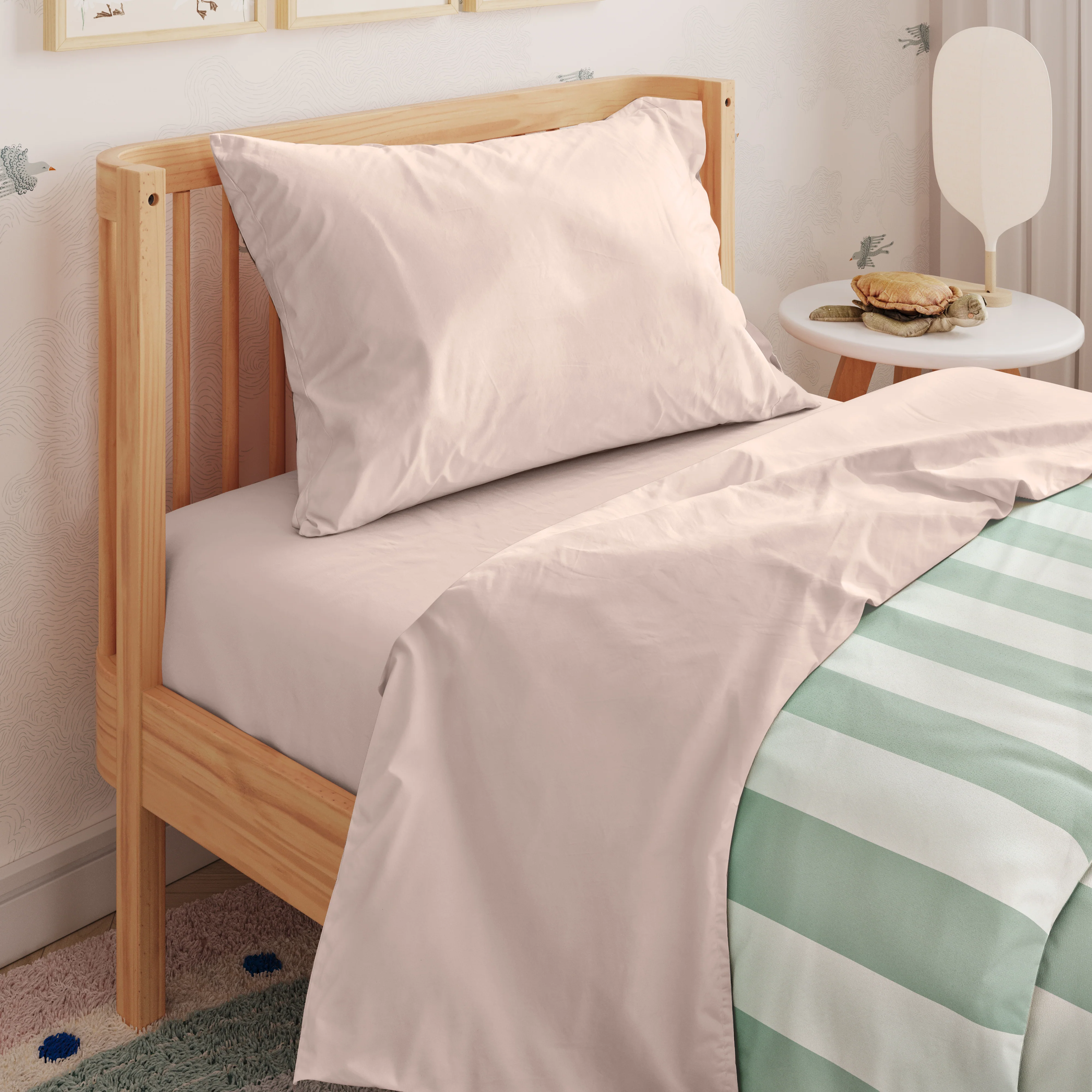 Solid Twin Sheet Set - Image 7