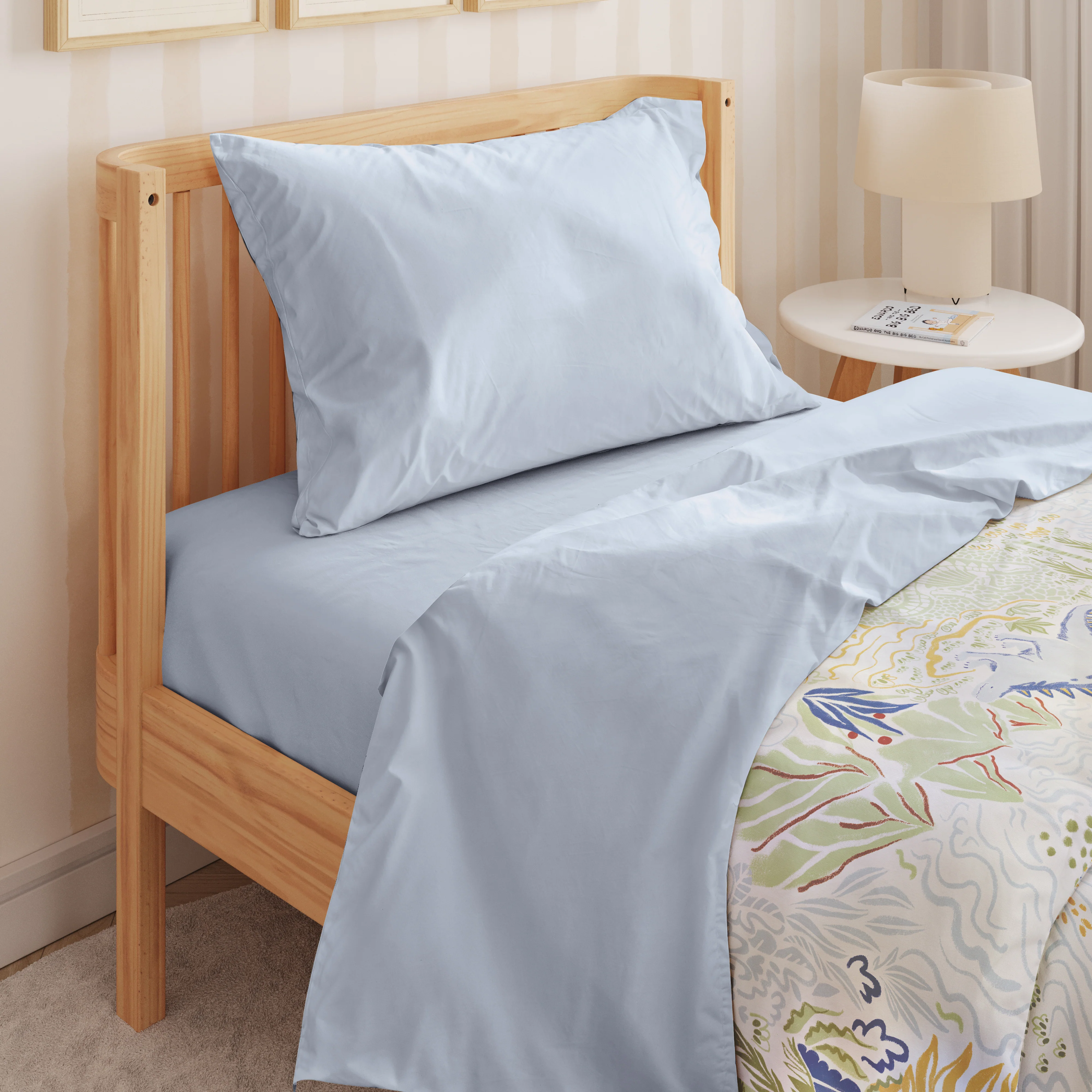 Solid Twin Sheet Set - Image 8