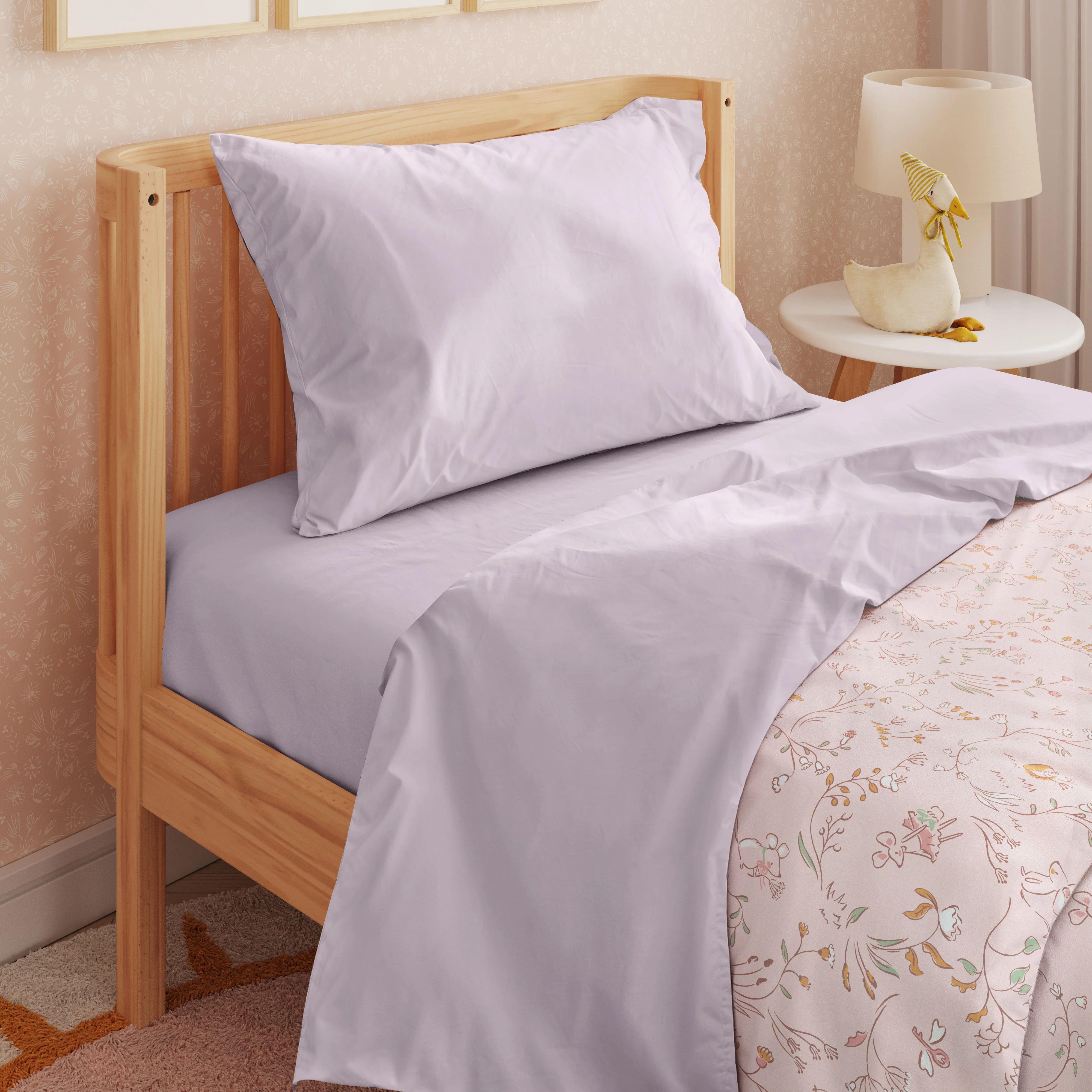 Solid Twin Sheet Set - Image 9