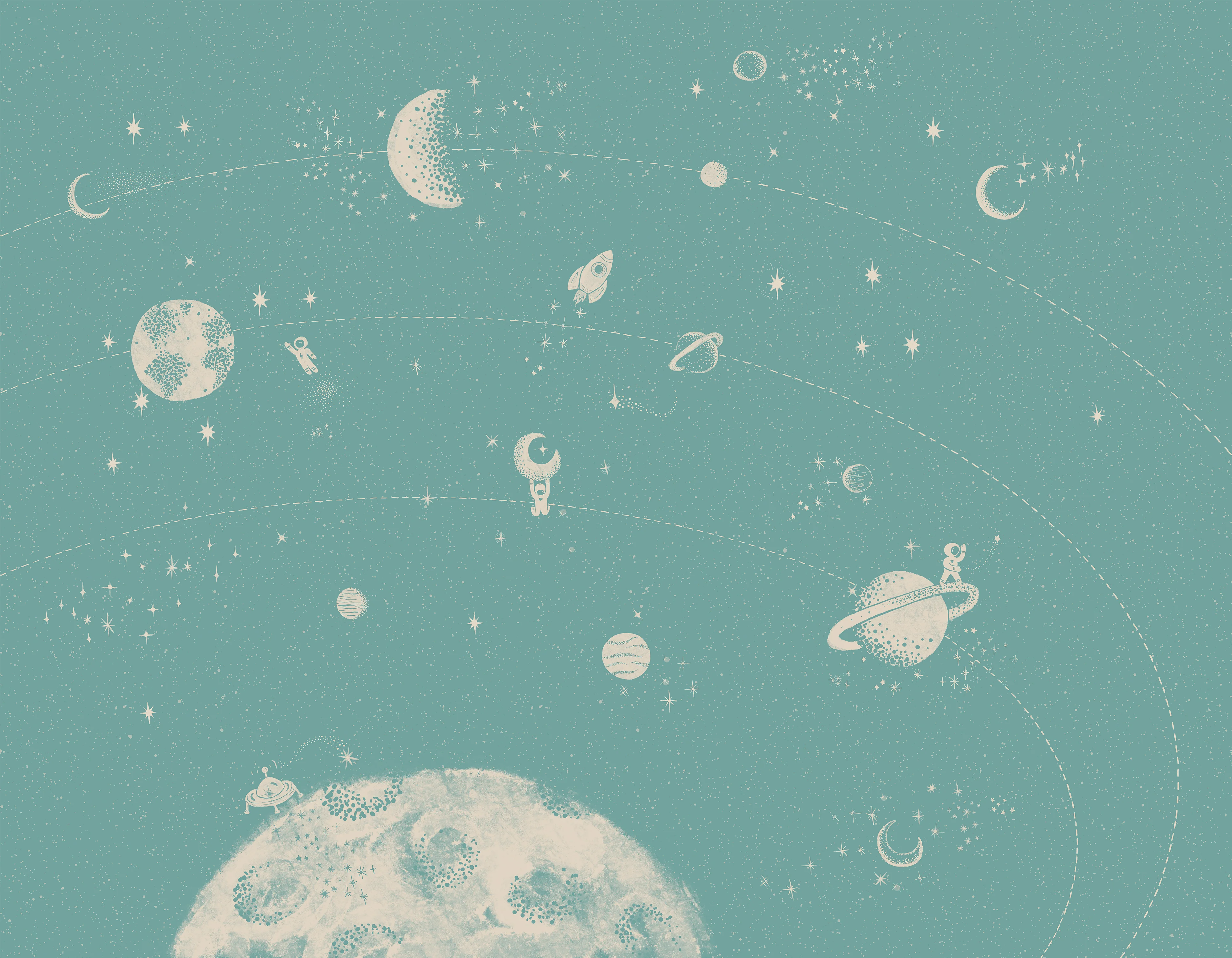 Spacewalk Wall Mural - Image 5
