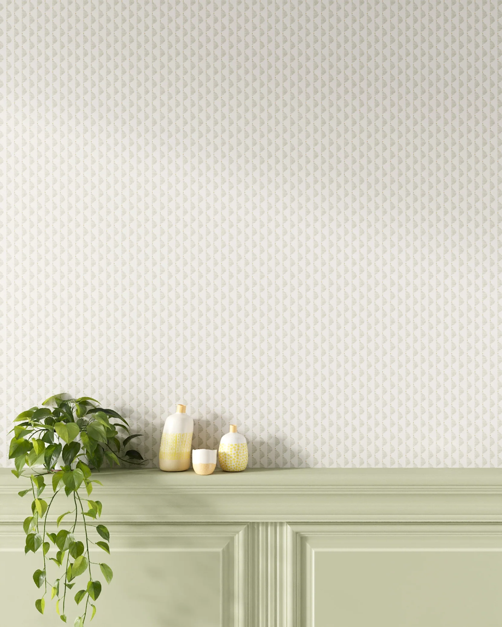 Stitched Scallop Wallpaper - Image 5