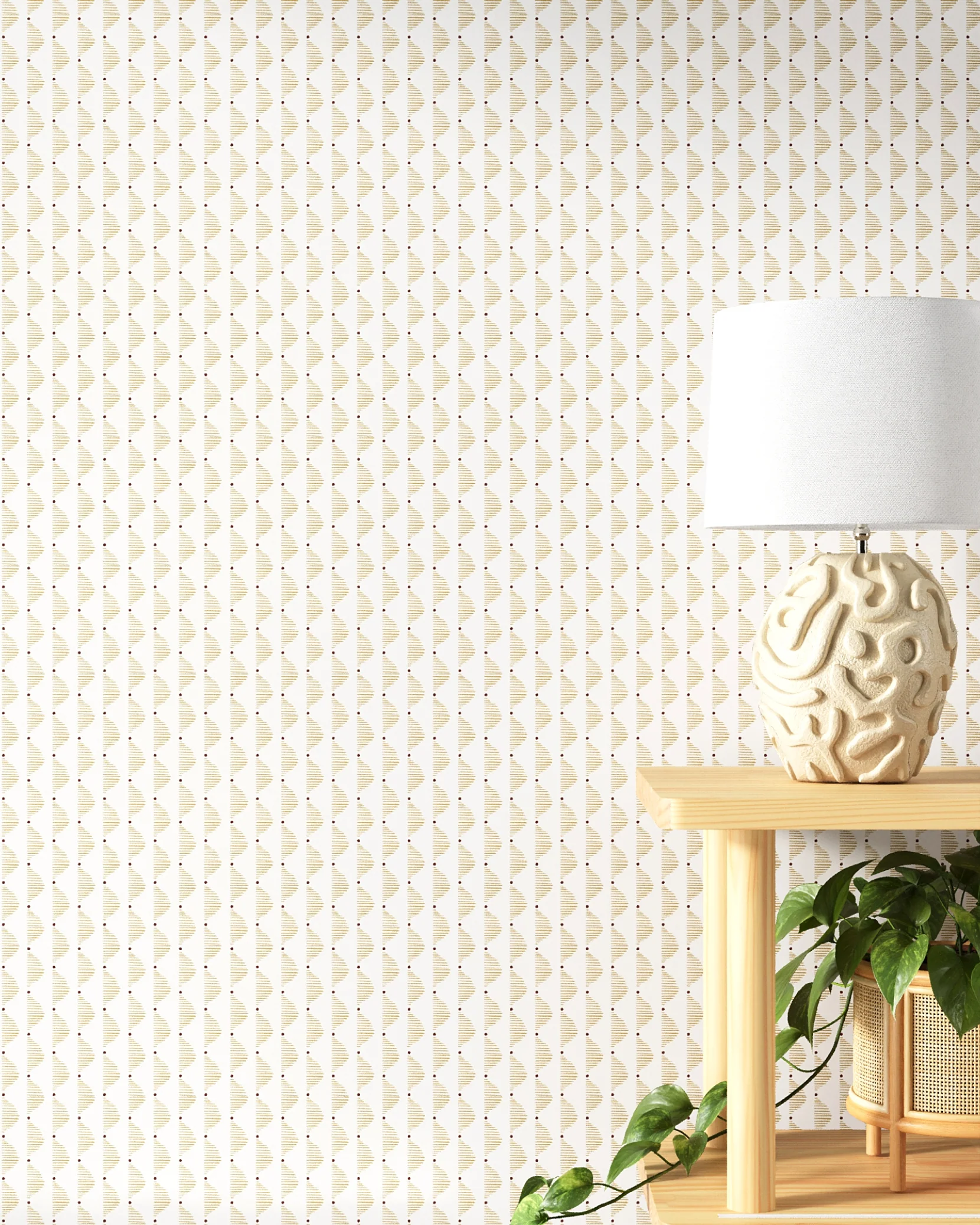 Stitched Scallop Wallpaper - Image 9