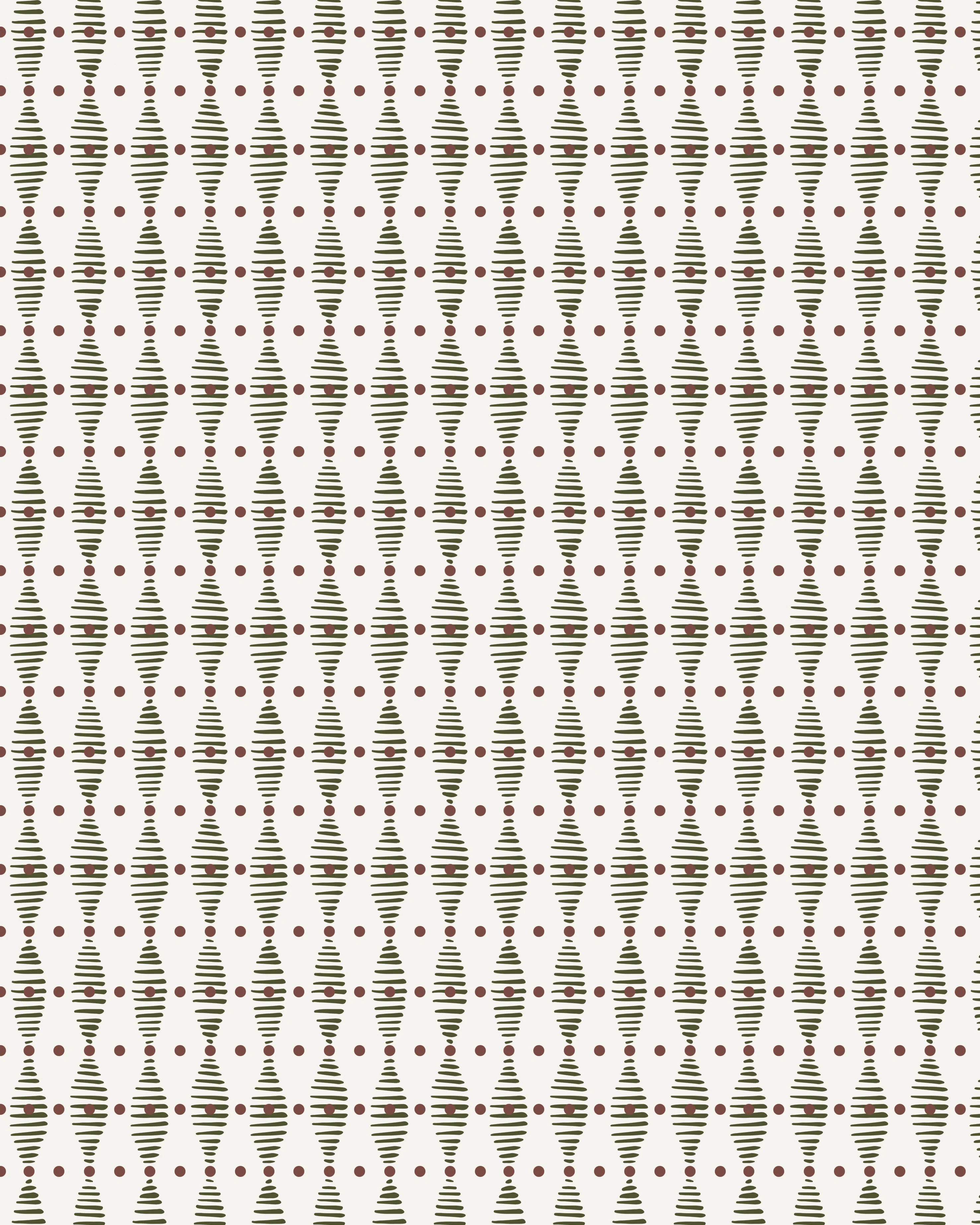 Stitched Spots Wallpaper Sample