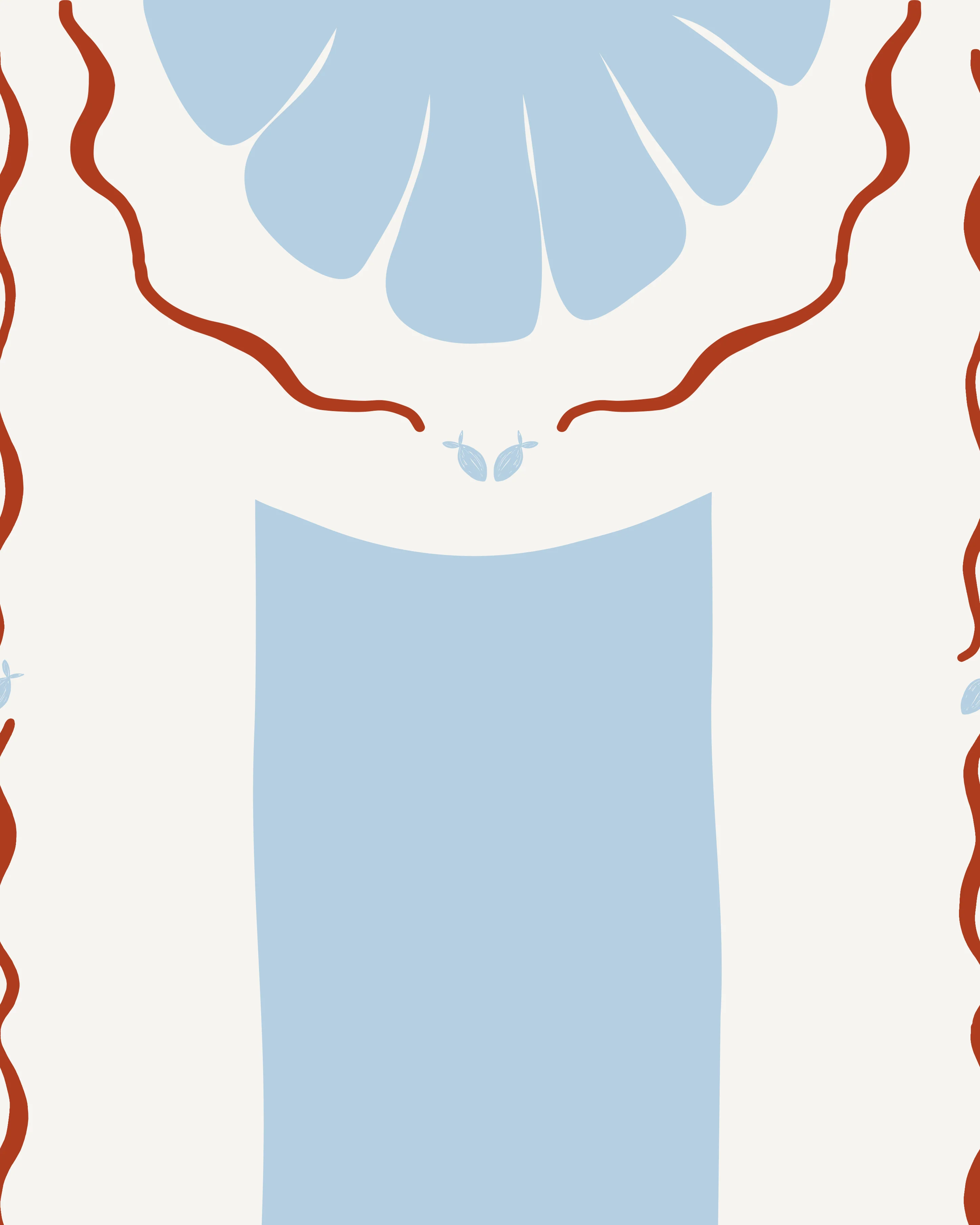 Striped Sea Wallpaper Sample