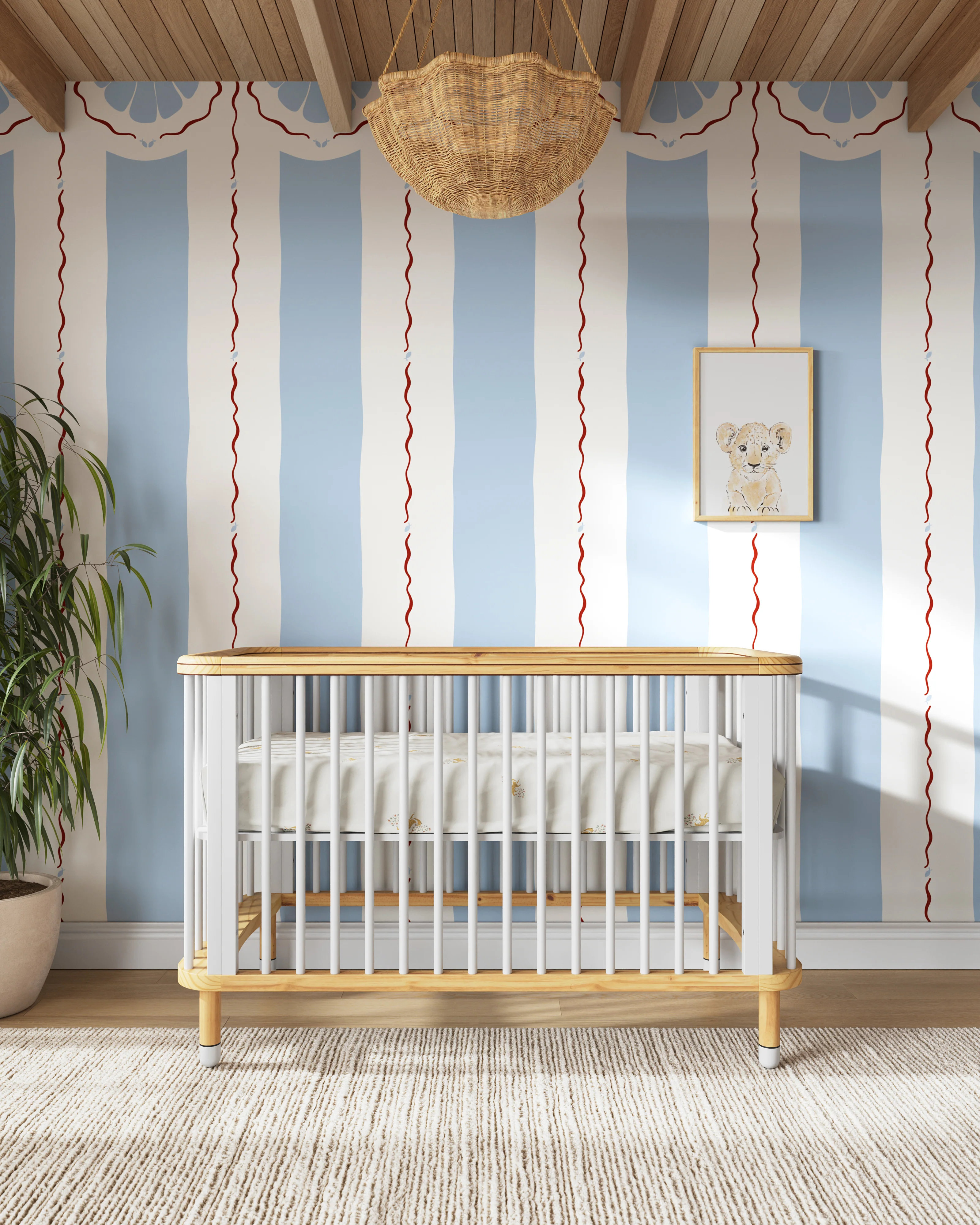Striped Sea Wallpaper - Image 4
