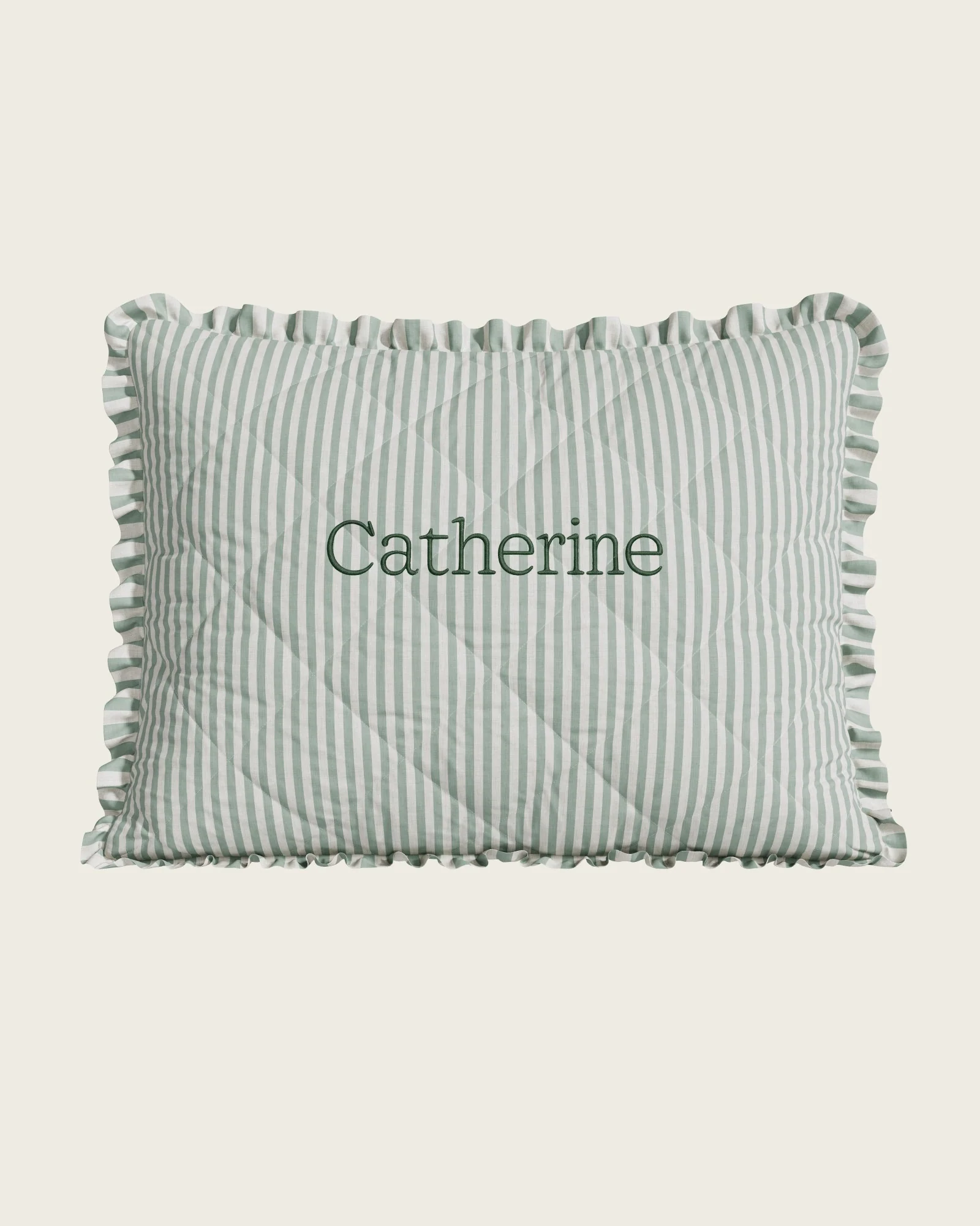 Ruffled Striped Twin Sham - Image 11