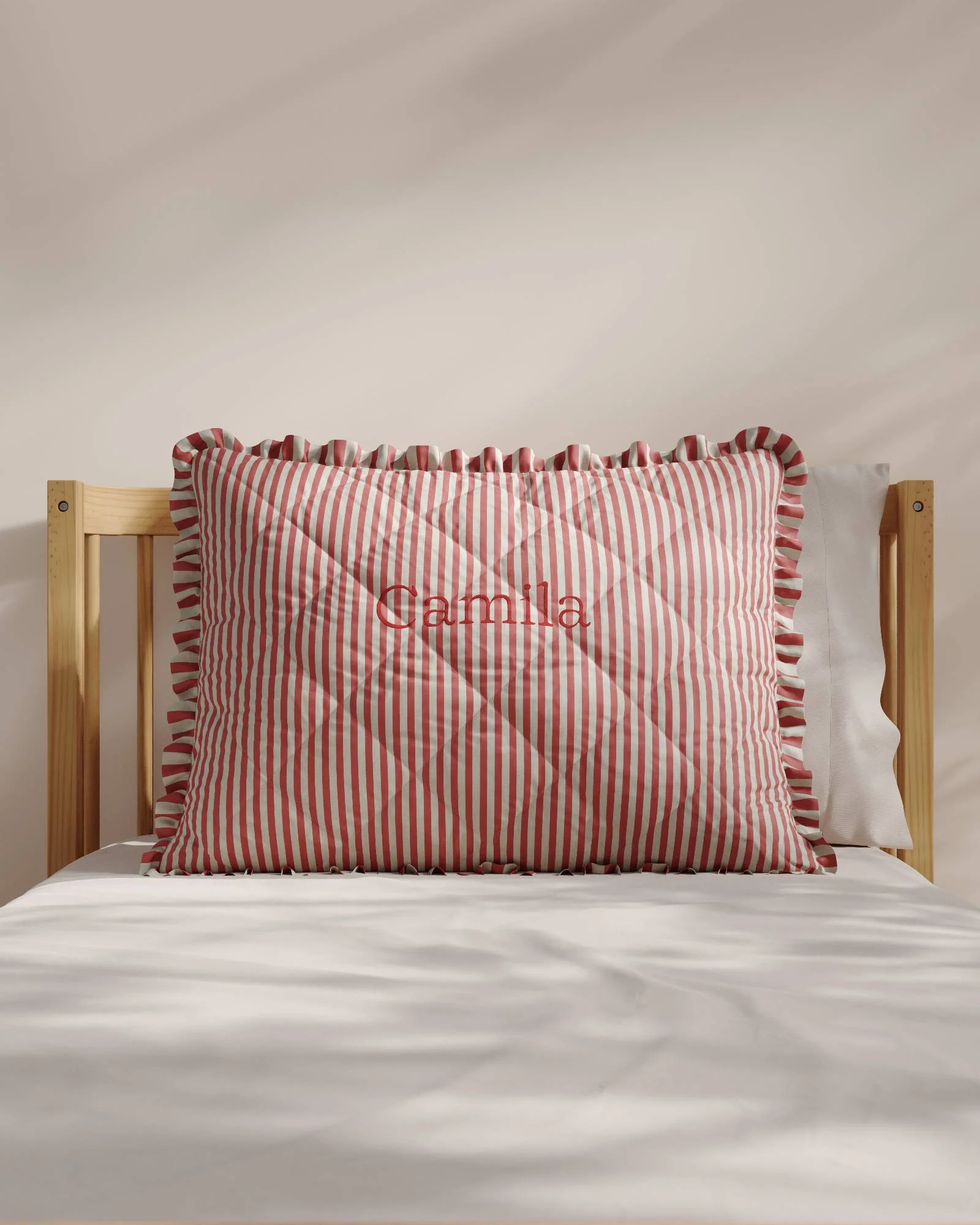 Ruffled Striped Twin Sham - Image 7