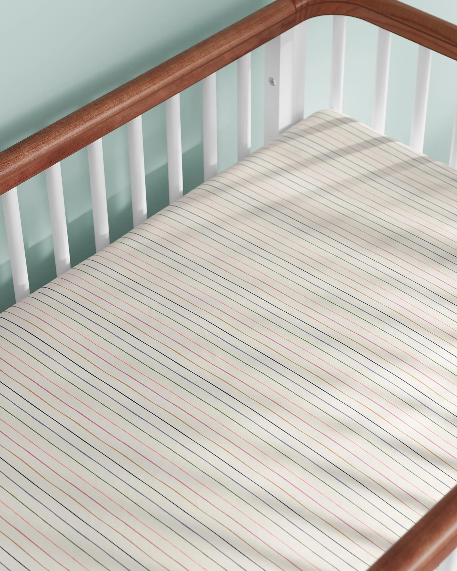 Stripes Crib Sheet Set - Image 7