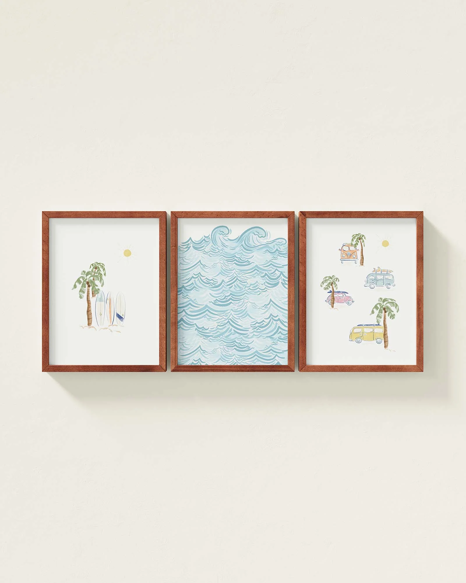 Surf’s Up Framed Wall Art Set - Image 5