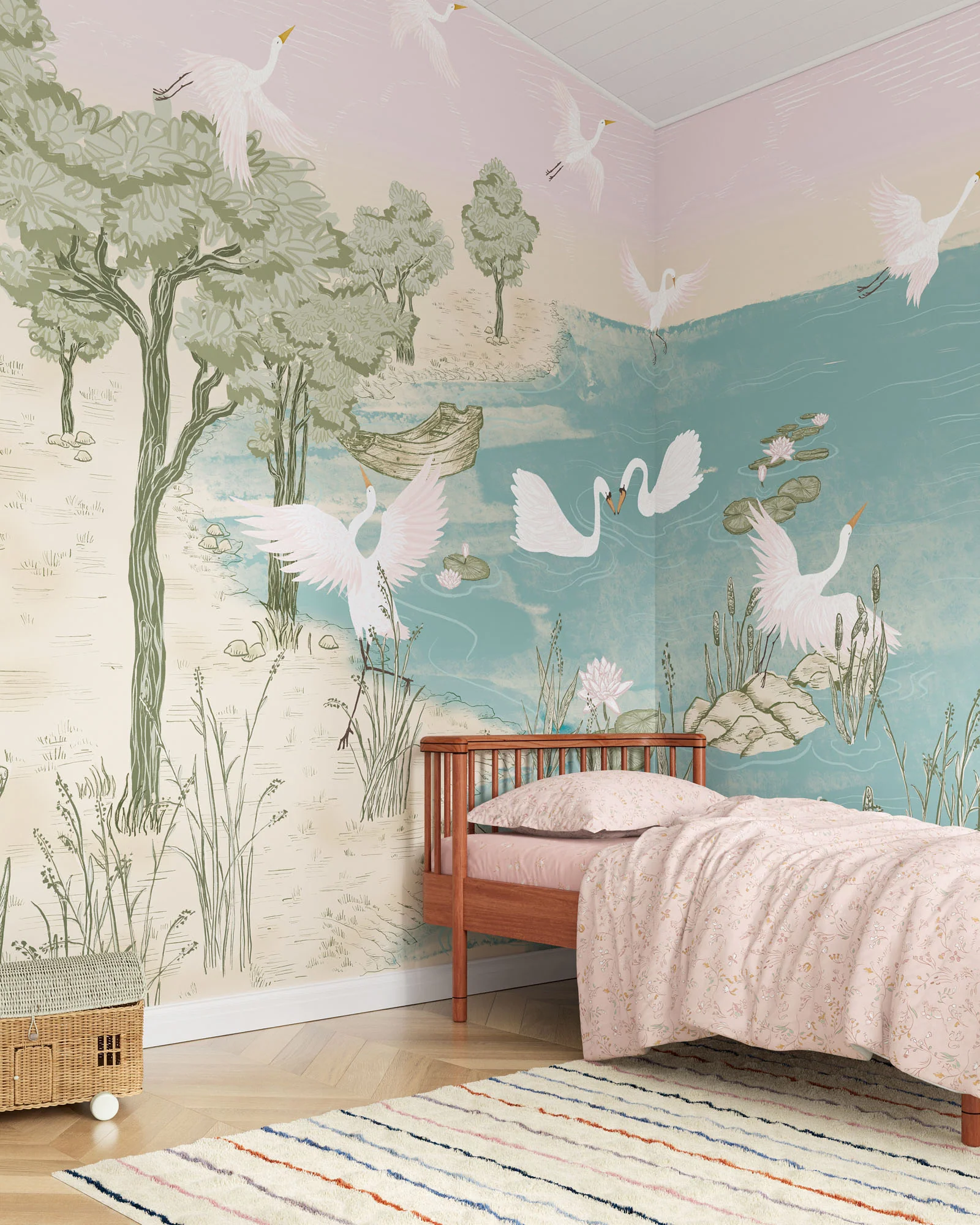 Swan Lake Wall Mural - Image 3