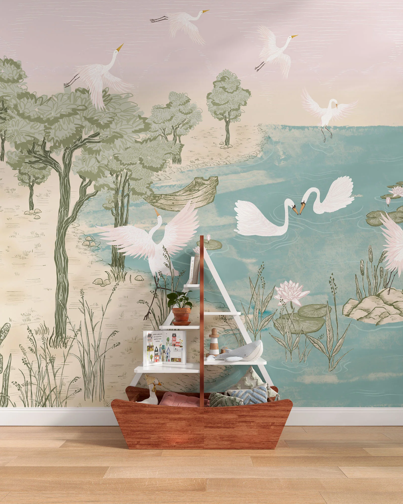 Swan Lake Wall Mural - Image 4