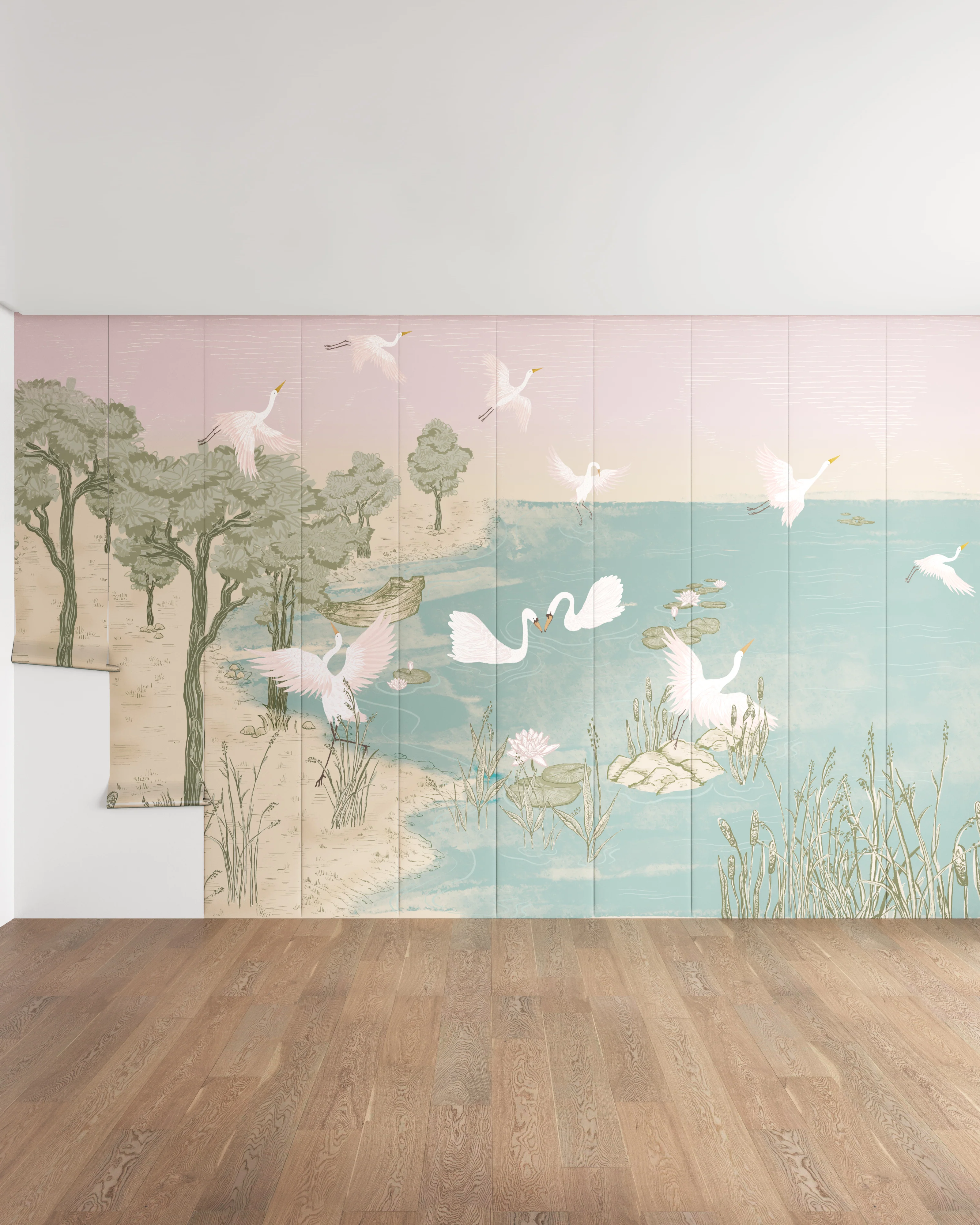Swan Lake Wall Mural - Image 7