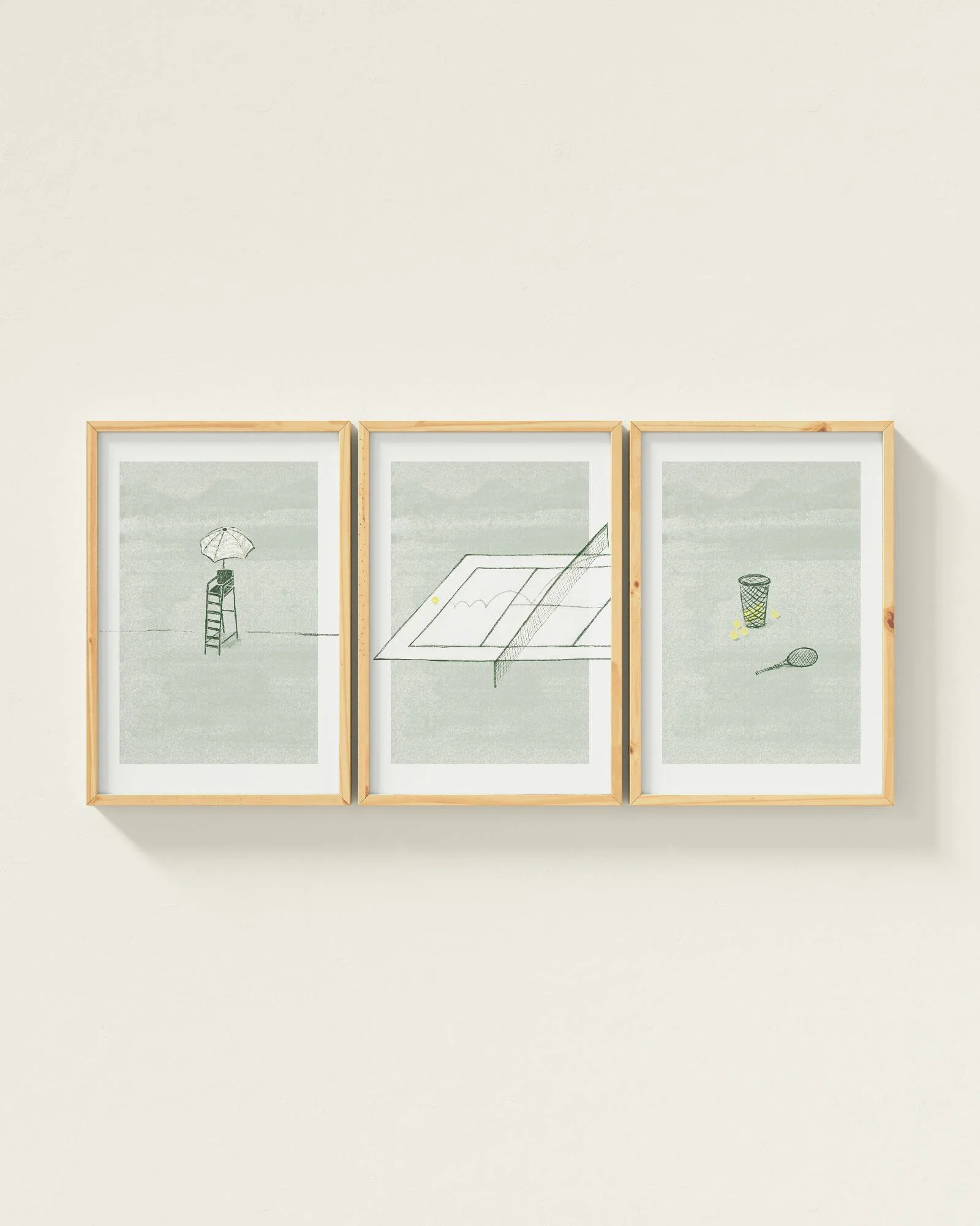 Tennis Ace Wall Art Set - Image 11