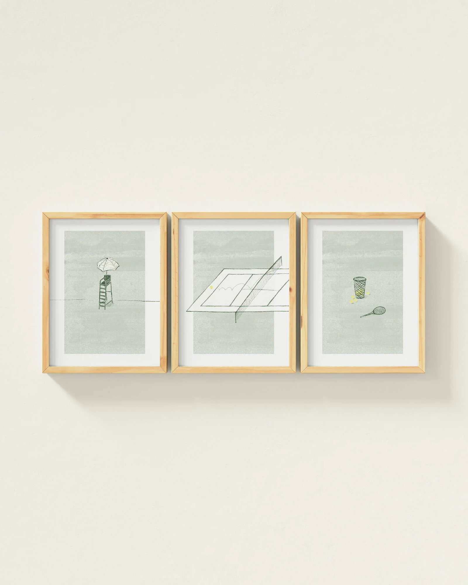 Tennis Ace Wall Art Set - Image 12