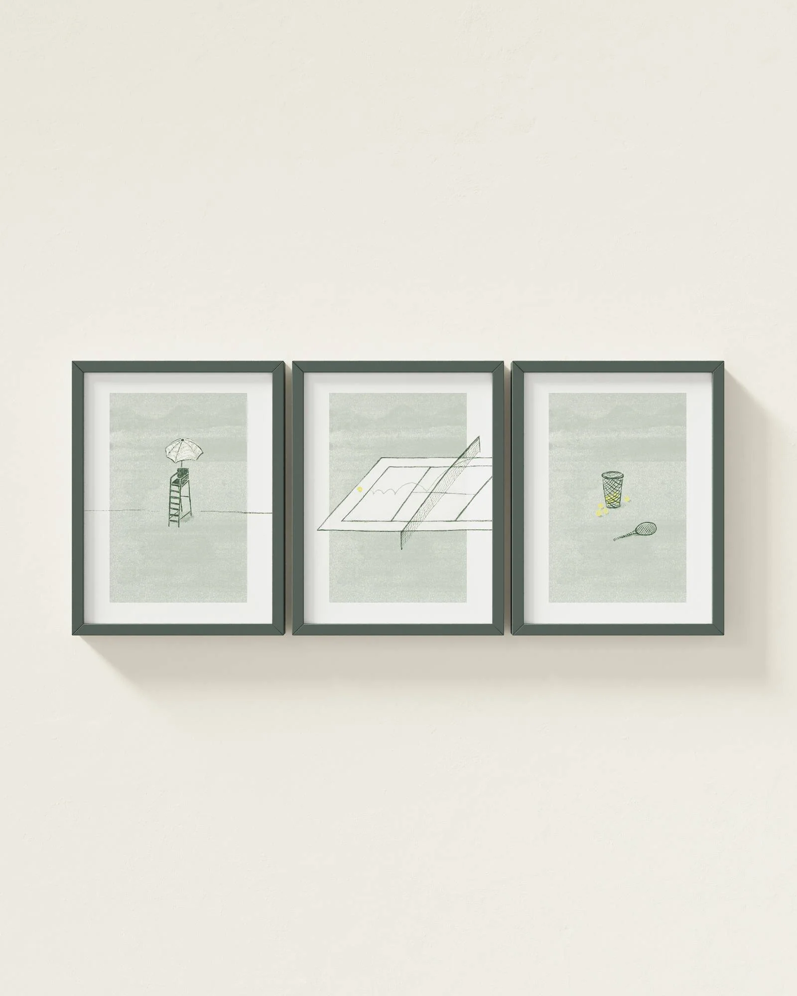 Tennis Ace Wall Art Set - Image 15