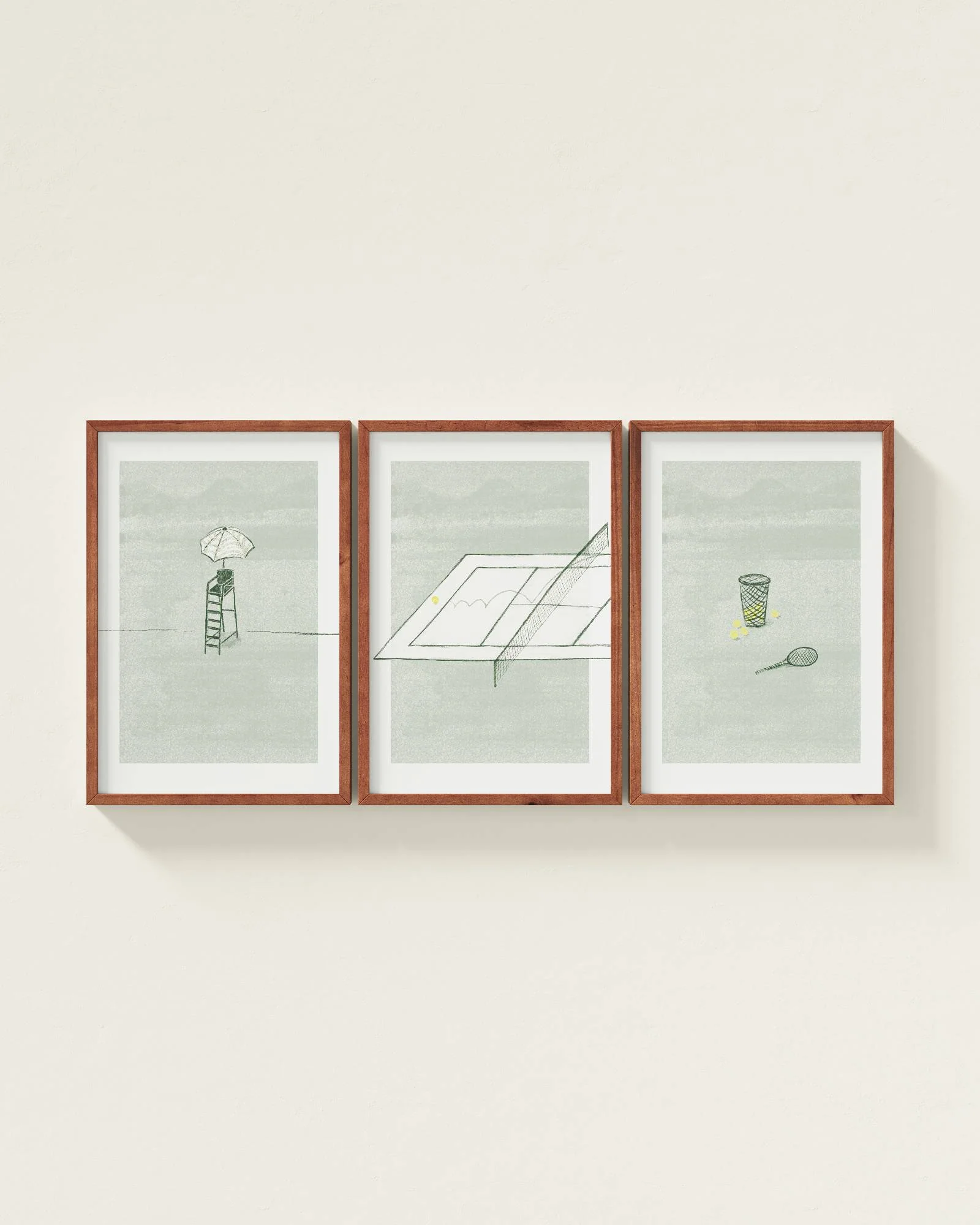 Tennis Ace Wall Art Set - Image 3