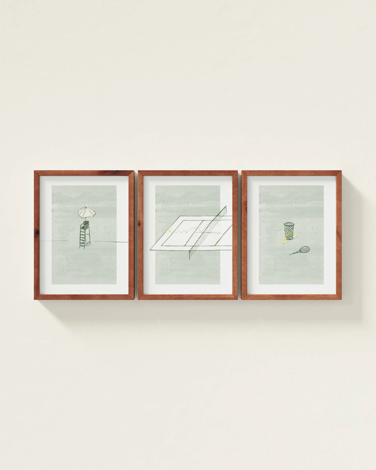 Tennis Ace Wall Art Set - Image 4