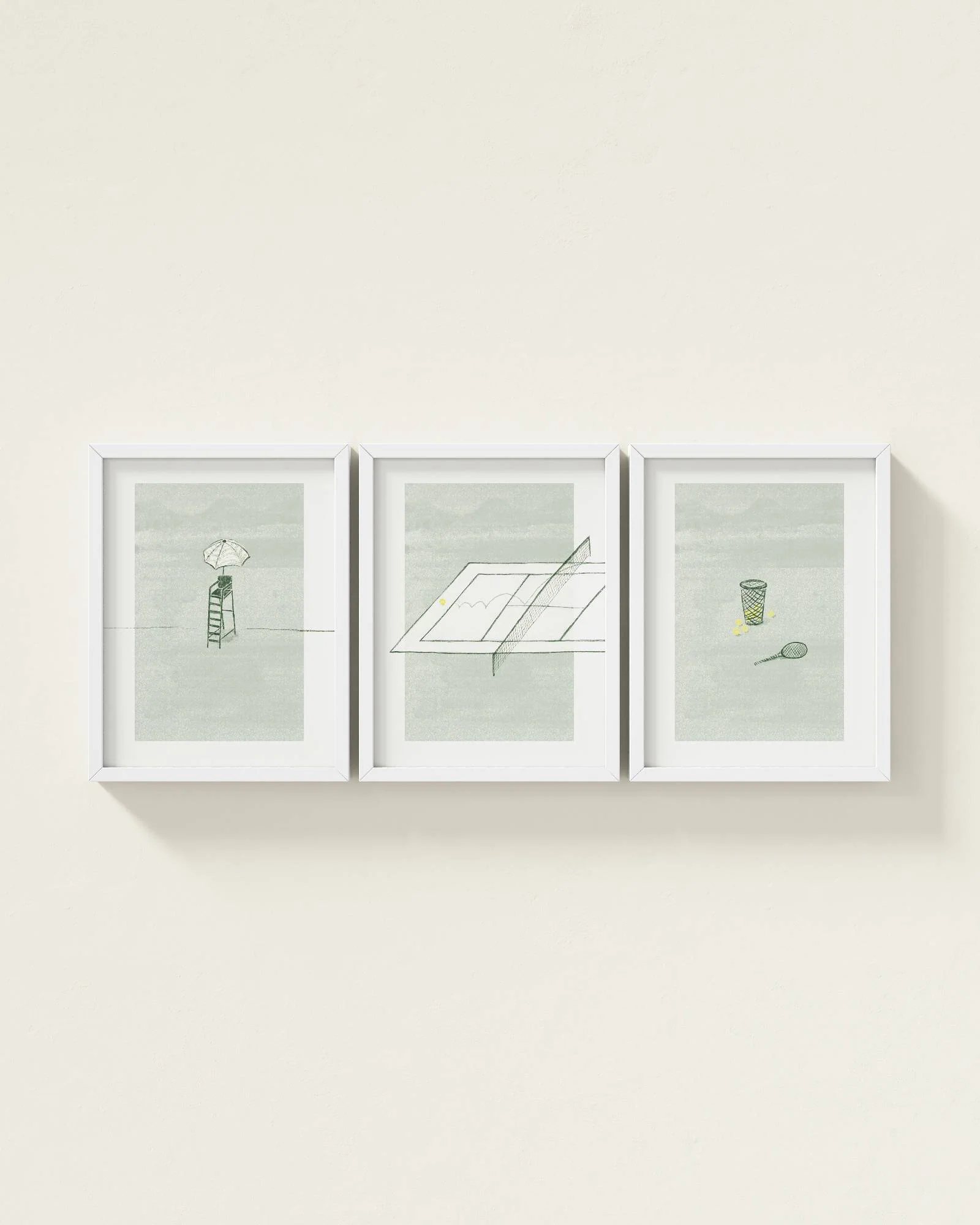 Tennis Ace Wall Art Set - Image 8