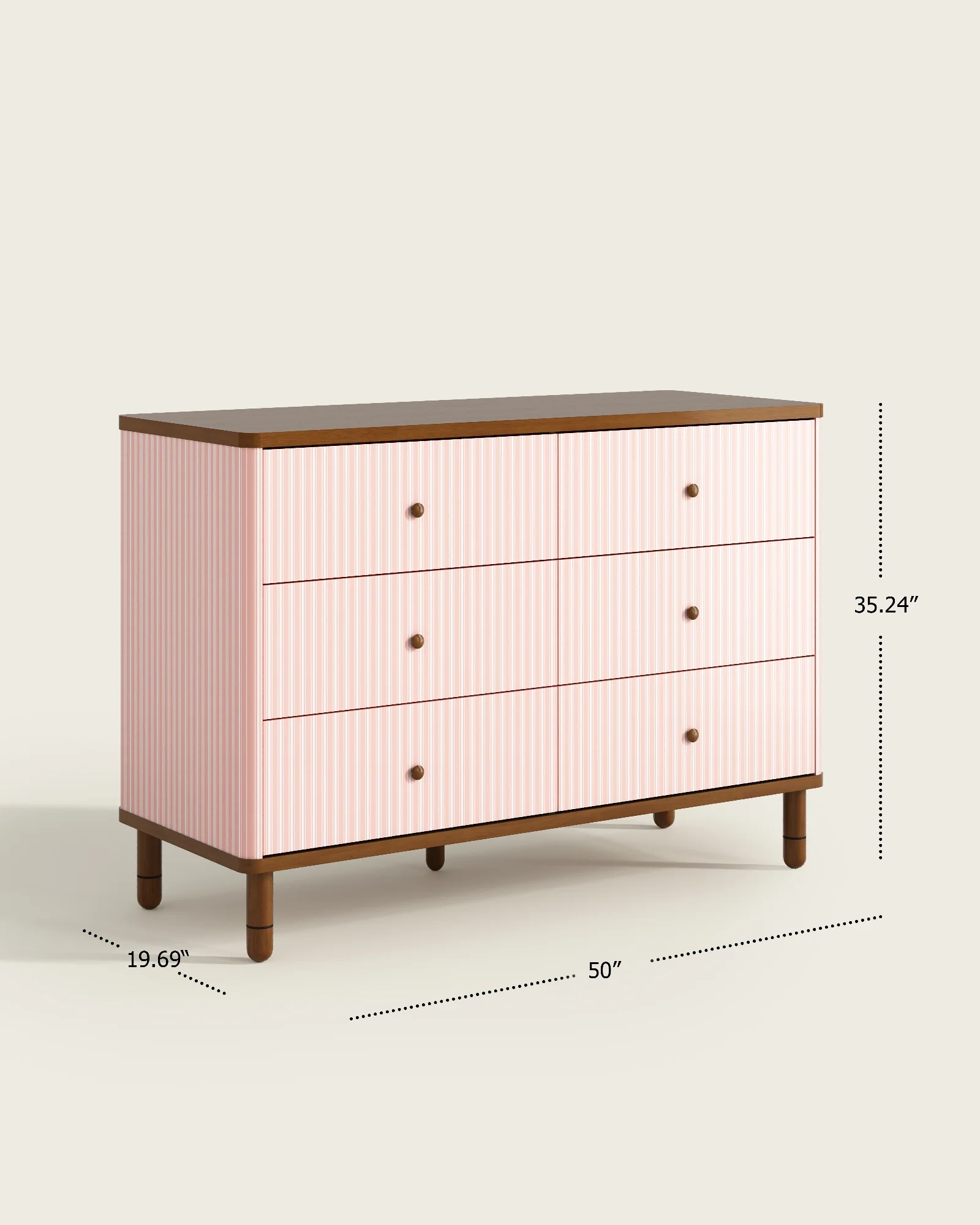 The Cloud 6 Drawer Assembled Dresser - Image 16